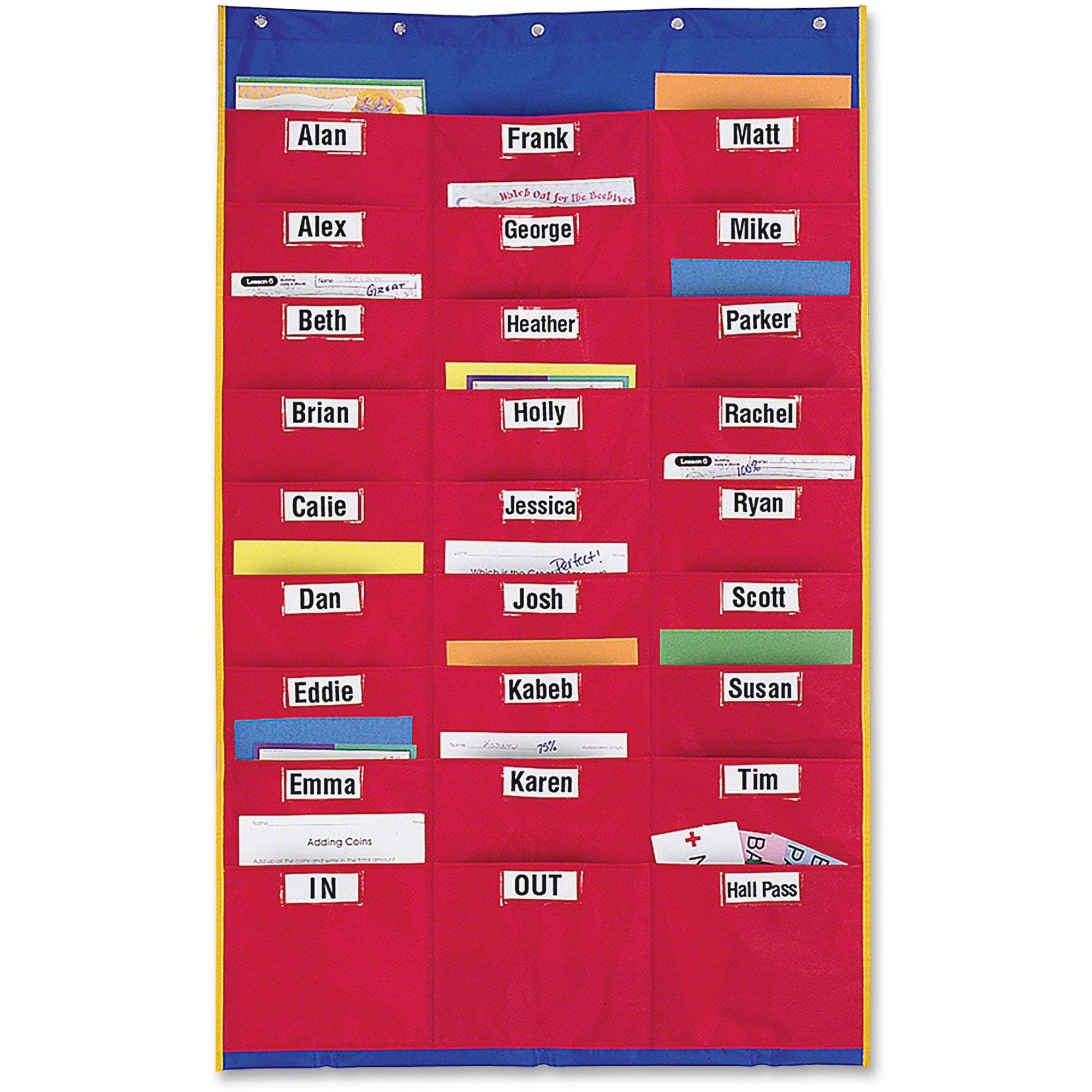 Learning Resources Storage Pocket Organization Station - Theme/Subject: Learning - Skill Learning: Educational - 3-17 Year - 1 Each -