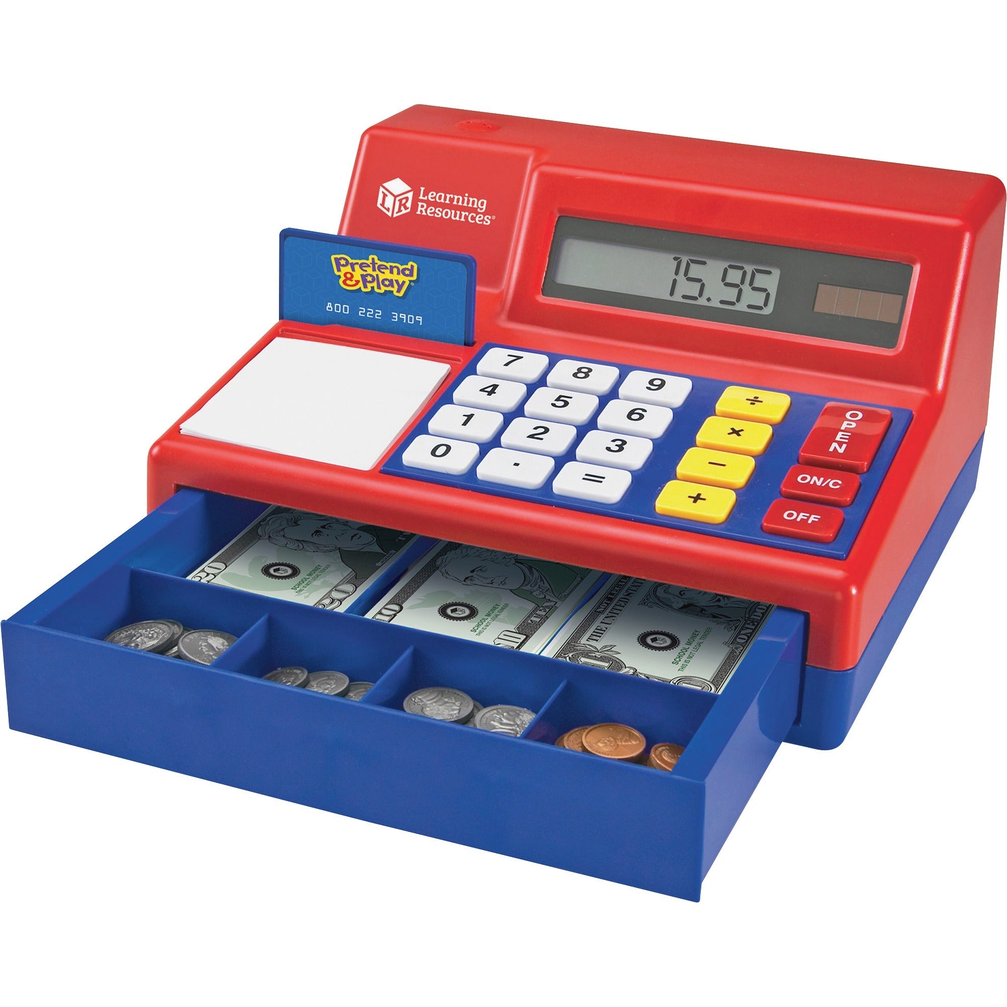 Pretend & Play Pretend Calculator/Cash Register - Theme/Subject: Learning - Skill Learning: Imagination, Money, Mathematics - 3-8 Year -