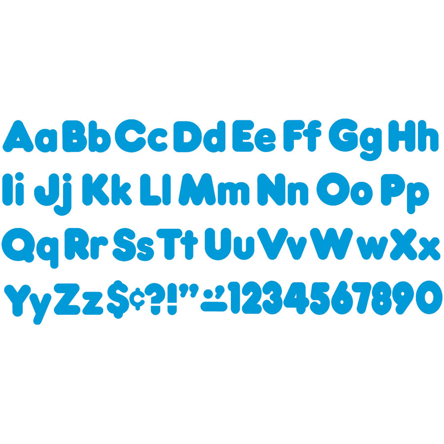 Trend Blue 4" Casual Combo Ready Letters Set -