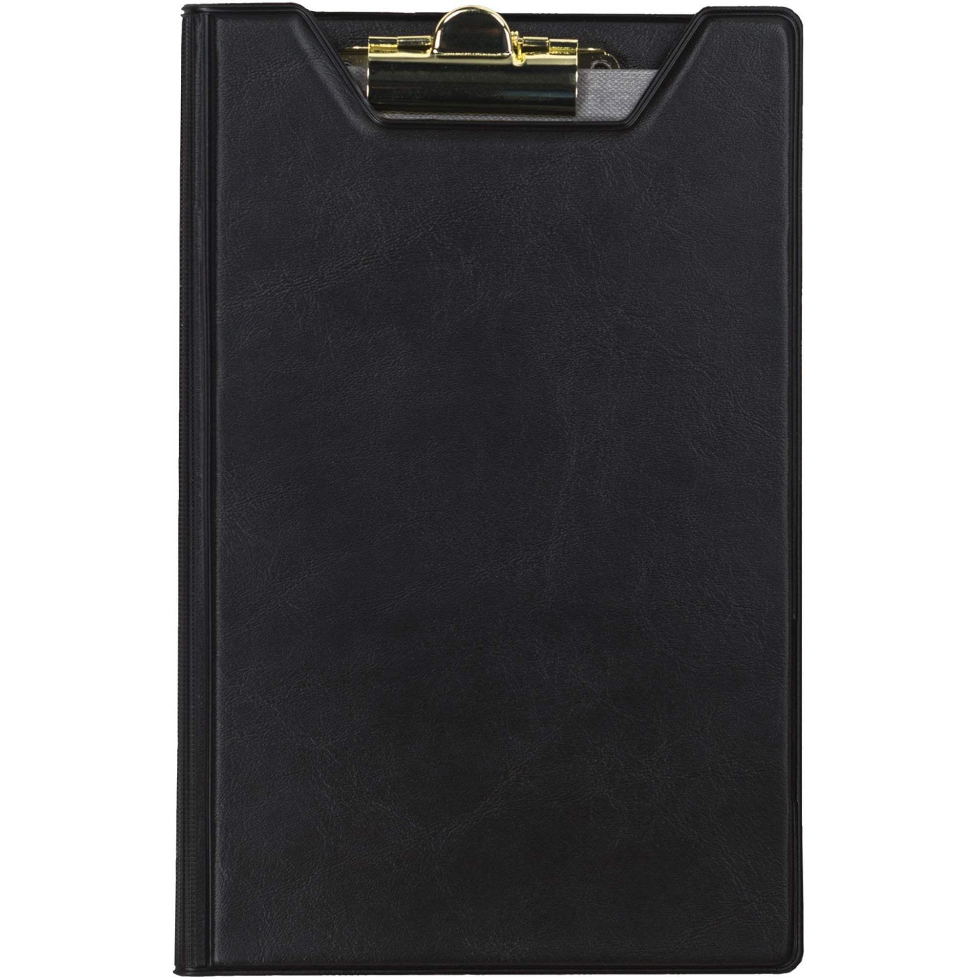 Samsill Professional Jr. Pad Holder - Storage for Document - Polyvinyl Chloride (PVC) - Black - 1 Each -