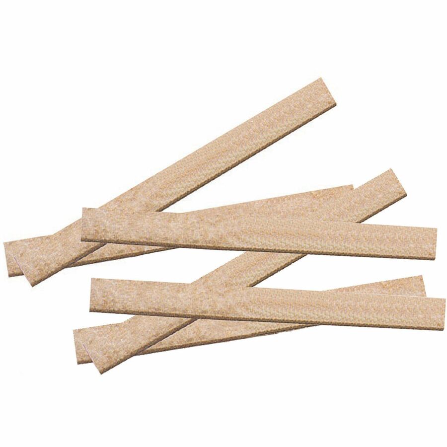 Scratch Guard Self-Adhesive Felt Strips - 16 Pad of 0.50" Length x 5.87" Width - Rectangle - Self-adhesive - Beige - Polyester Felt - 1/Pack -