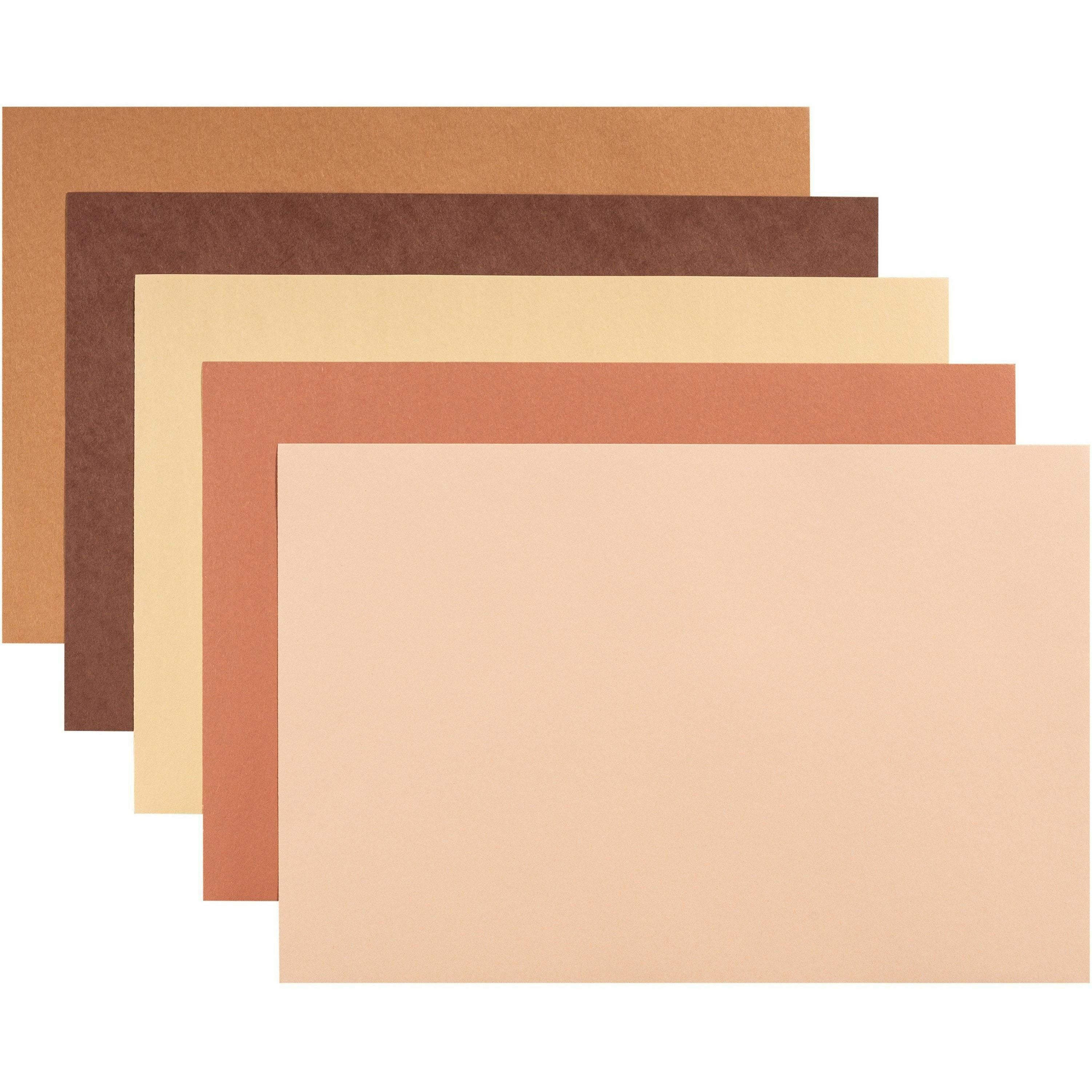 Prang Multicultural Construction Paper - Art, Craft - 18"Width x 12"Length - 50 / Pack - Assorted -