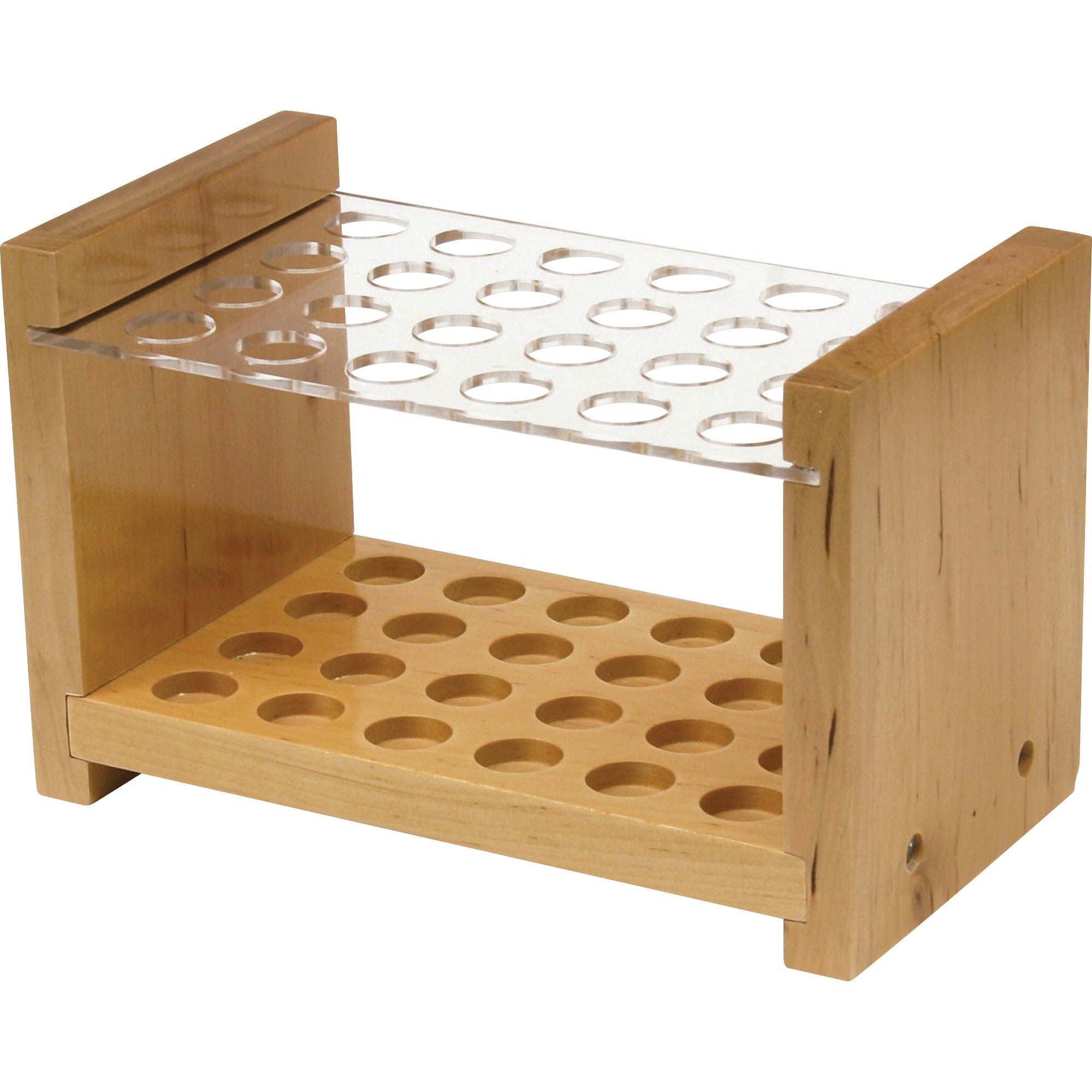 dixon-24-brush-wood-paint-brush-holder-wood-acrylic-1-each-clear_pac5148 - 1