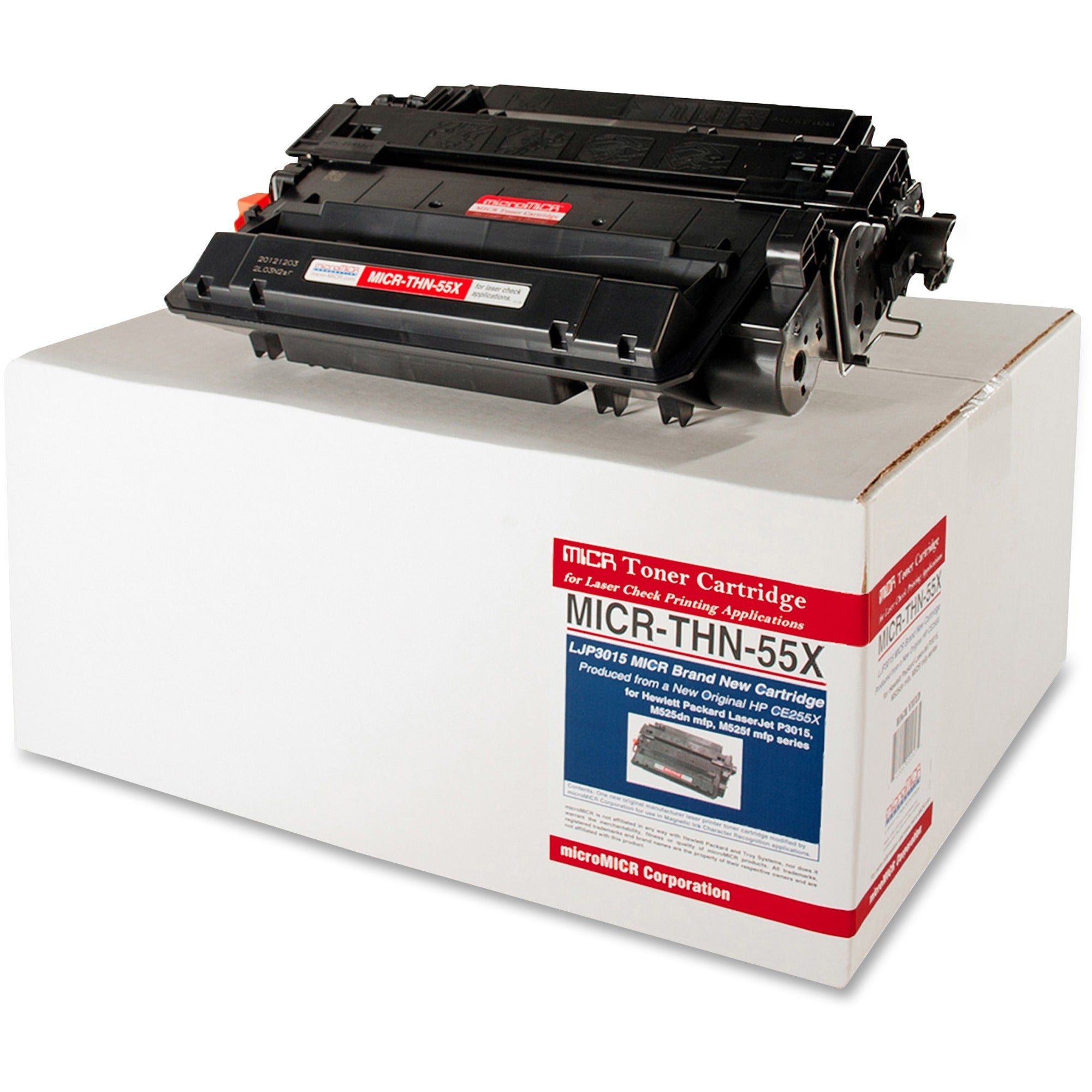microMICR MICR Toner Cartridge - Alternative for HP 55X - Laser - 12500 Pages - Black - 1 Each -