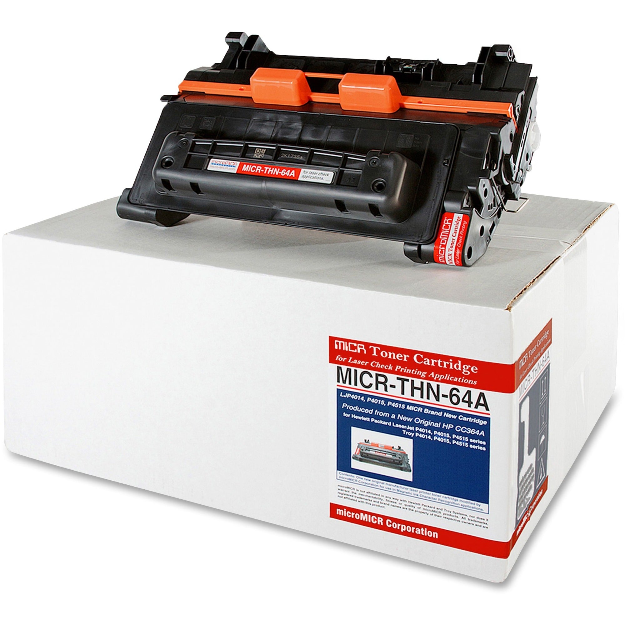 microMICR MICR Toner Cartridge - Alternative for HP 64A - Laser - 10000 Pages - Black - 1 Each -