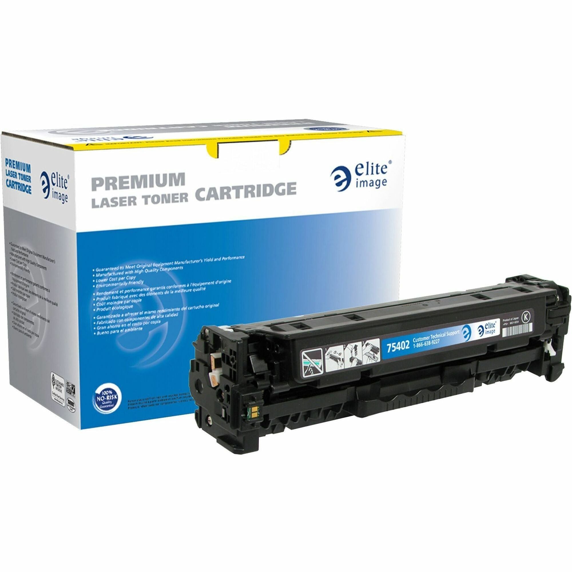 Elite Image Remanufactured Toner Cartridge - Alternative for HP 304A (CC530A) - Laser - 3500 Pages - Black - 1 Each -
