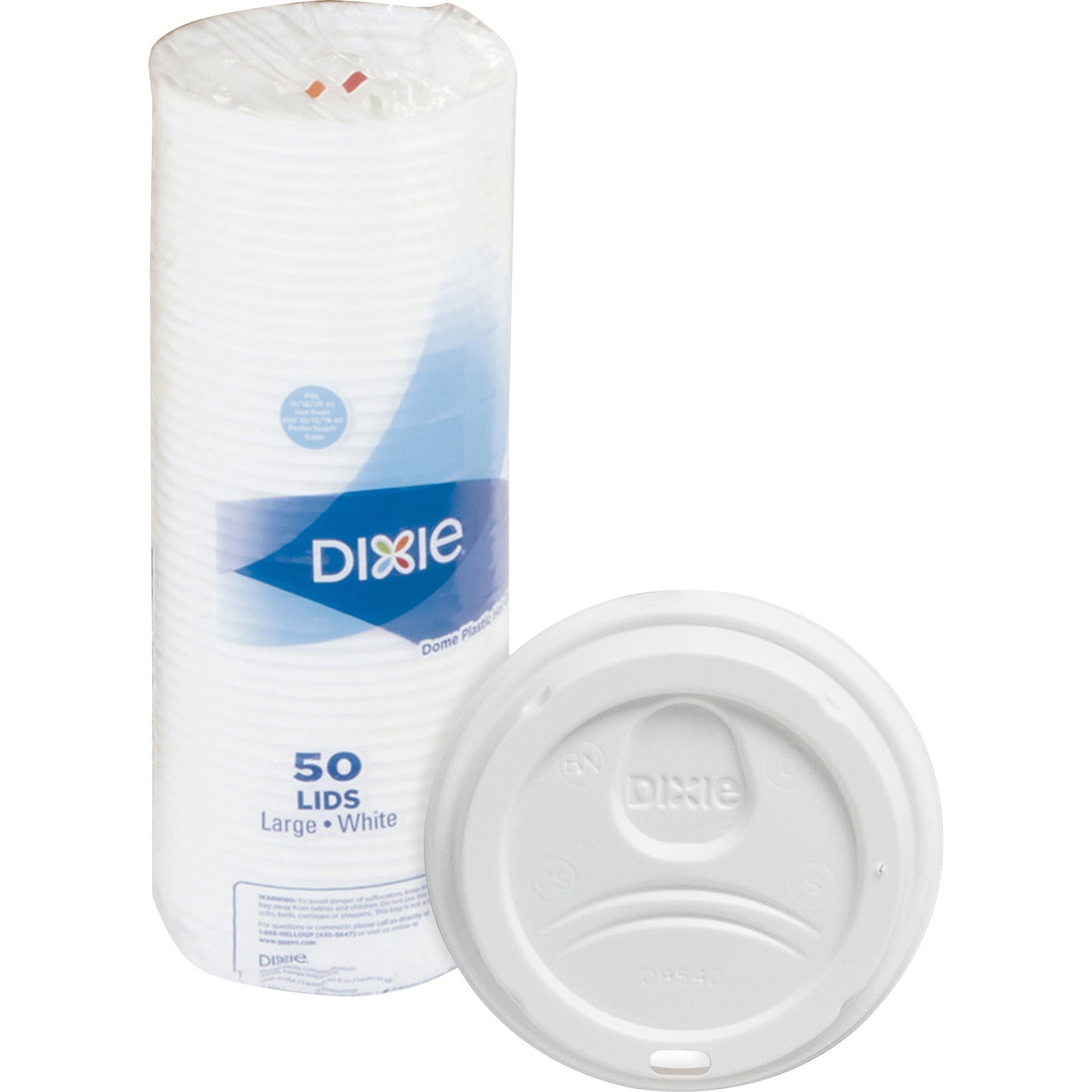 Dixie PerfecTouch Hot Cup Lid, Sold as 1 Package - 1