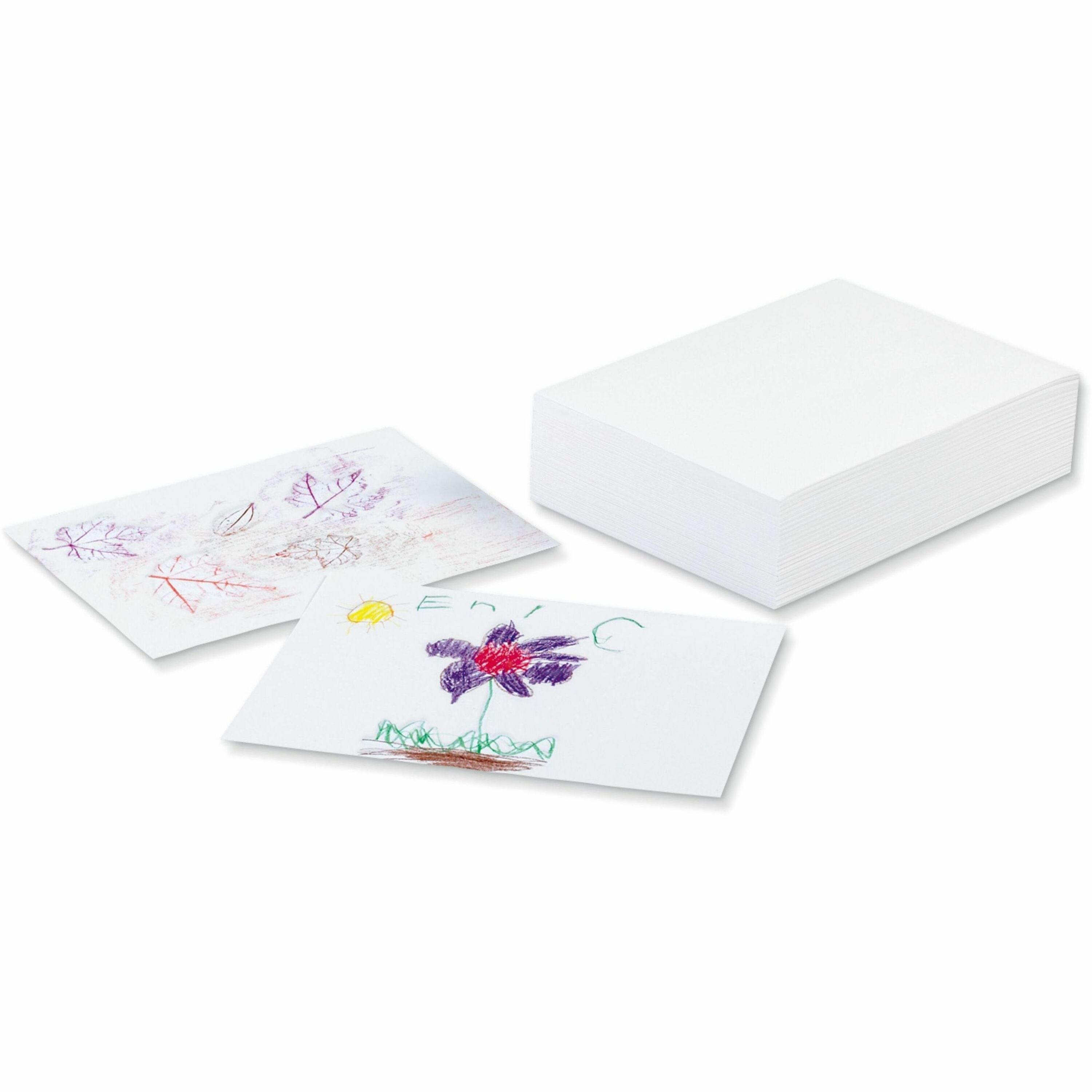 pacon-drawing-paper-500-sheets-plain-9-x-12-white-paper-acid-free-heavyweight-recycled-500-ream_pac4719 - 1