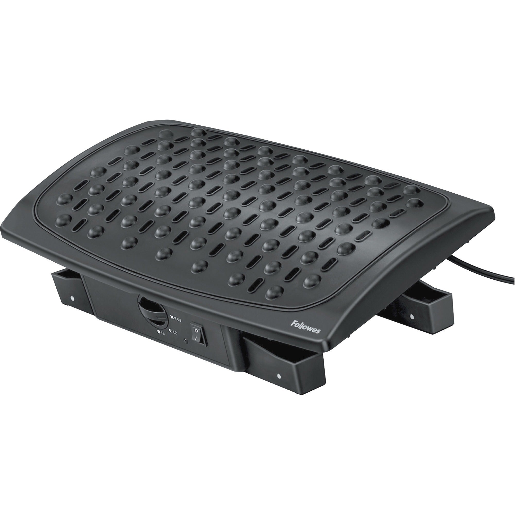 Fellowes Climate Control Footrest - 20deg Tilt - Black -