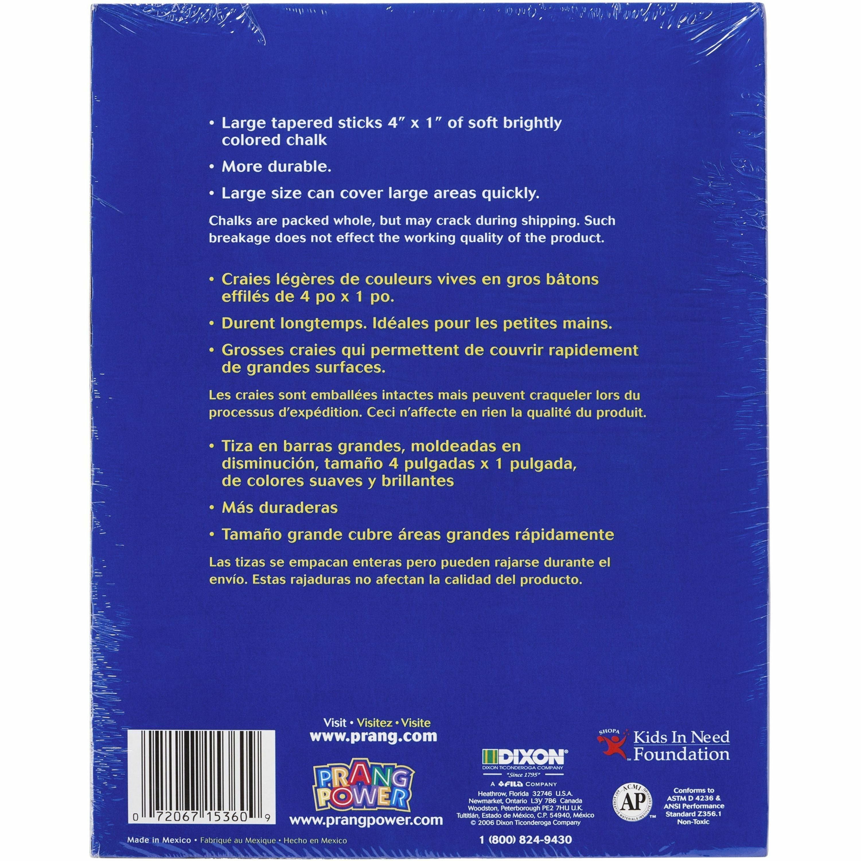 prang-freart-oversized-chalk-4-length-1-diameter-assorted-12-box-non-toxic_dix15360 - 2