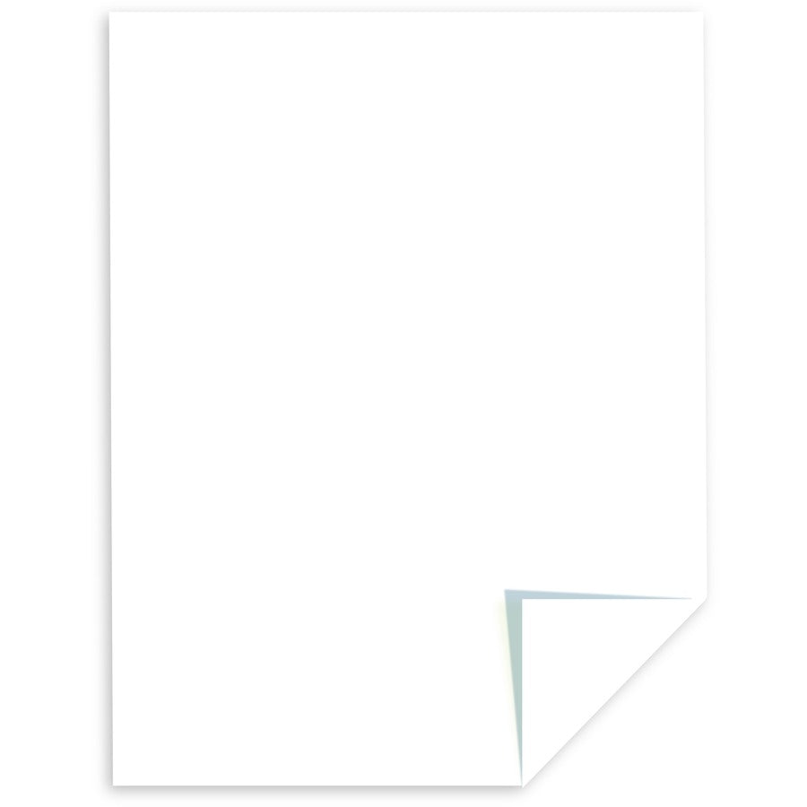 Neenah Bright White Cardstock - Letter - 8 1/2" x 11" - 65 lb Basis Weight - Smooth - 100 / Pack - Acid-free, Lignin-free - Bright White -