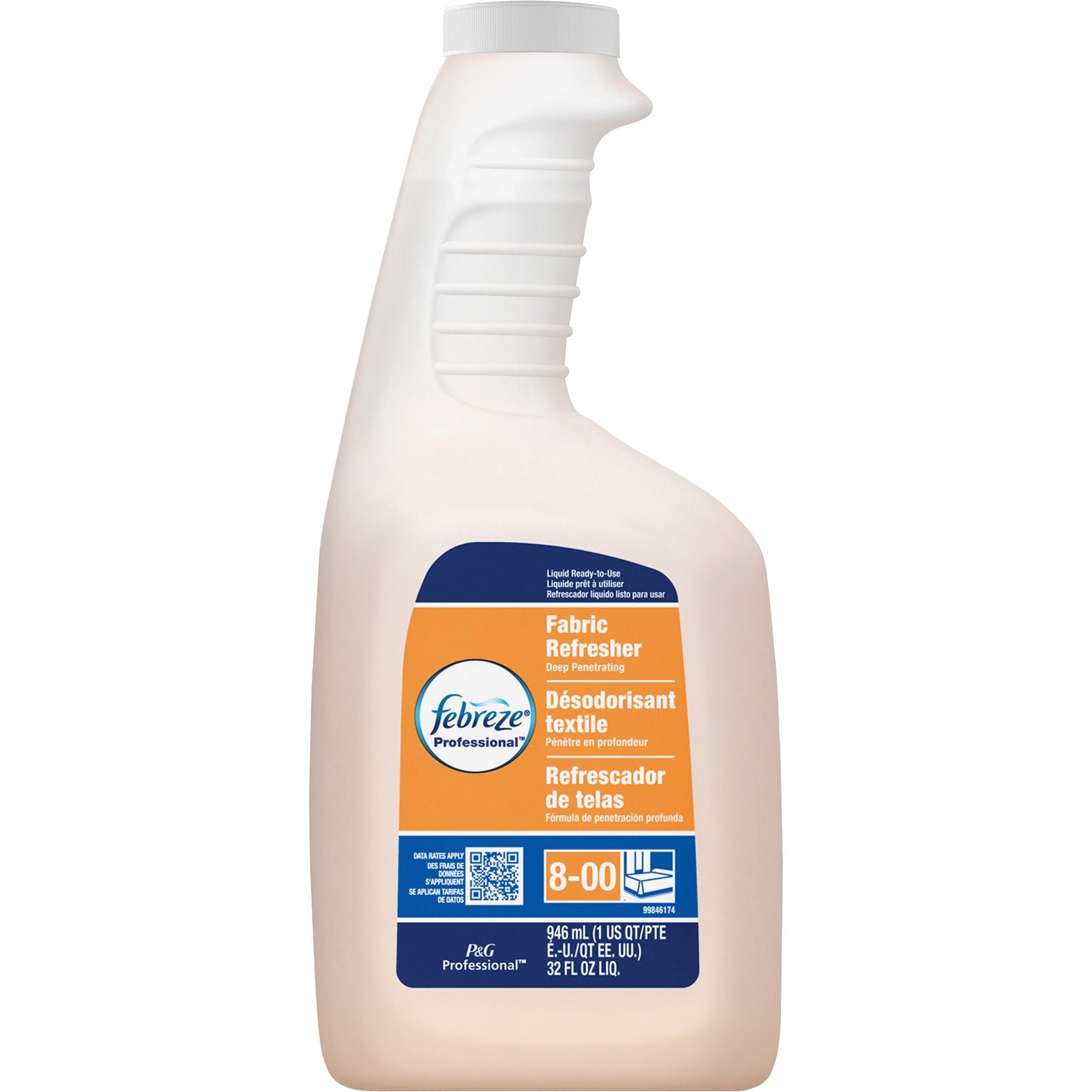 Febreze Fabric Refresher Spray - For Fabric - 32 fl oz (1 quart) - Fresh Scent - 8 / Carton - White -