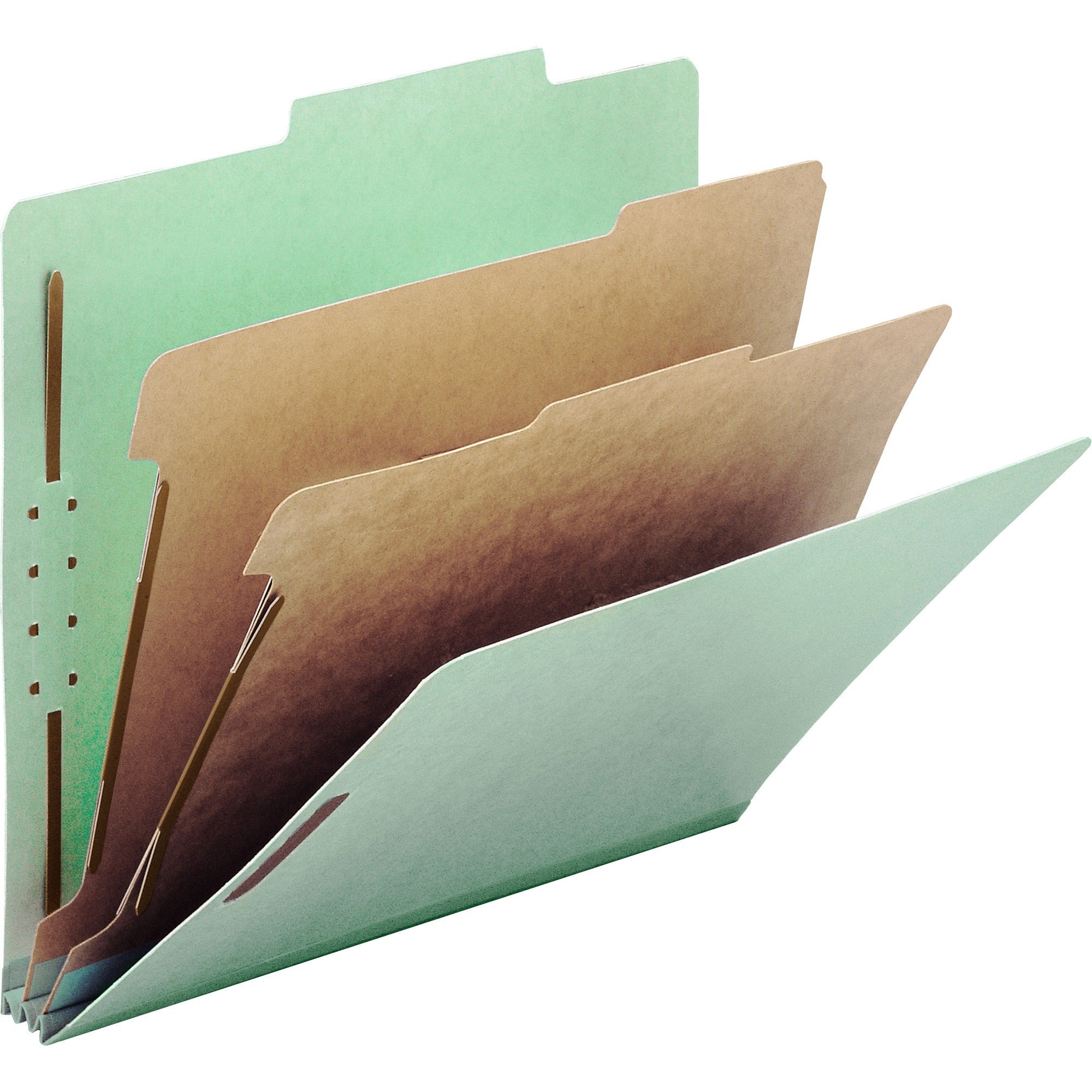 Smead 2/5 Tab Cut Letter Recycled Classification Folder -