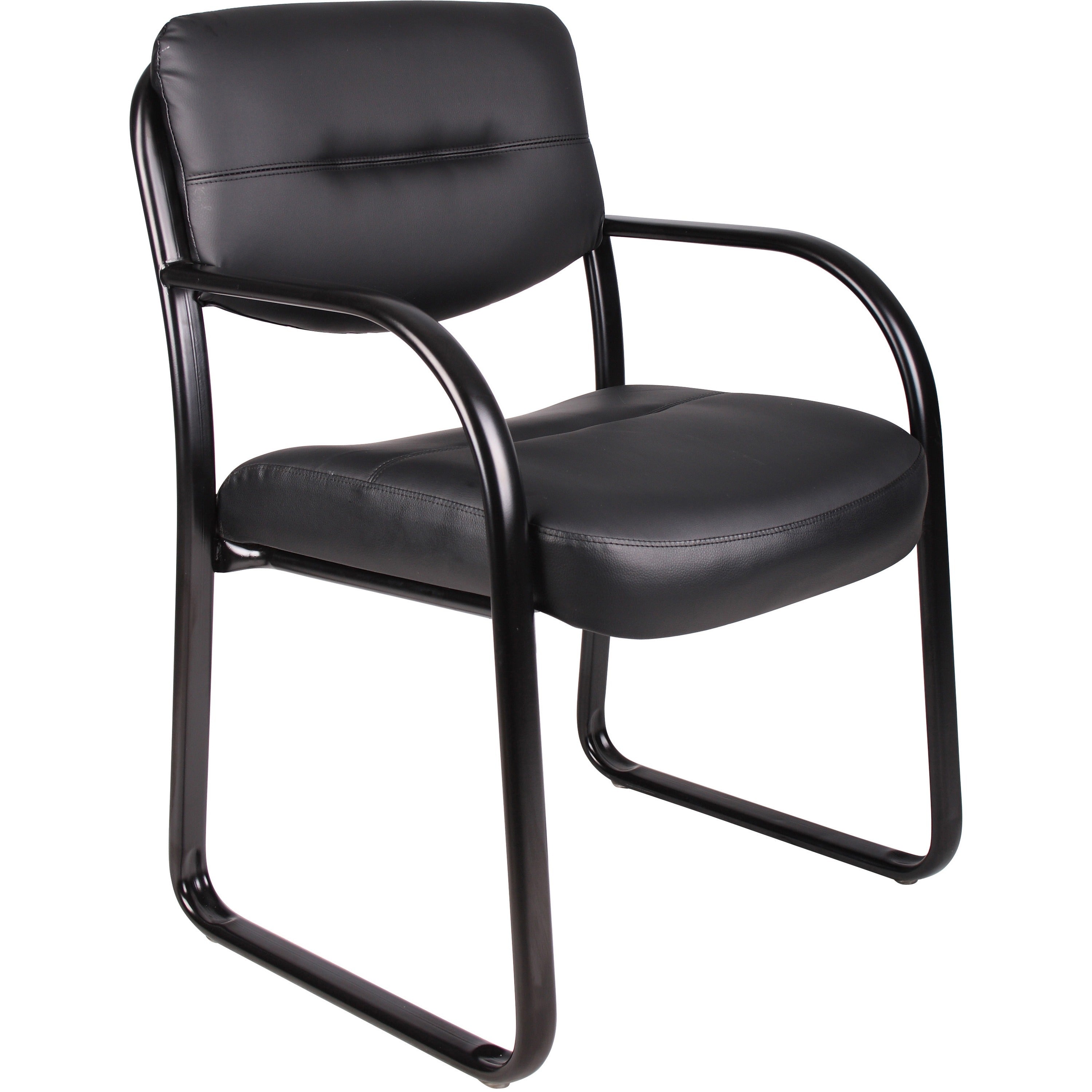 boss-guest-chair-black-leatherplus-seat-black-steel-frame-sled-base-1-each_bopvsbo9529 - 1