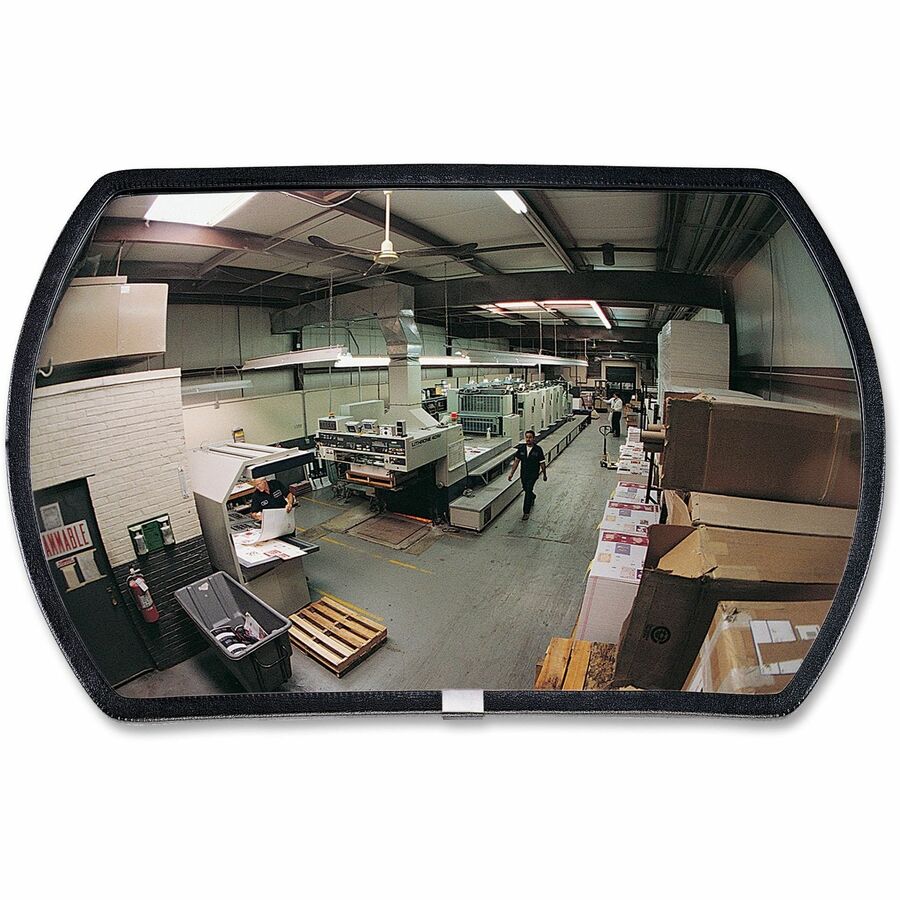 See All Rounded Rectangular Convex Mirrors - Rounded Rectangular - 15" Width x 24" Length - 1 Each -