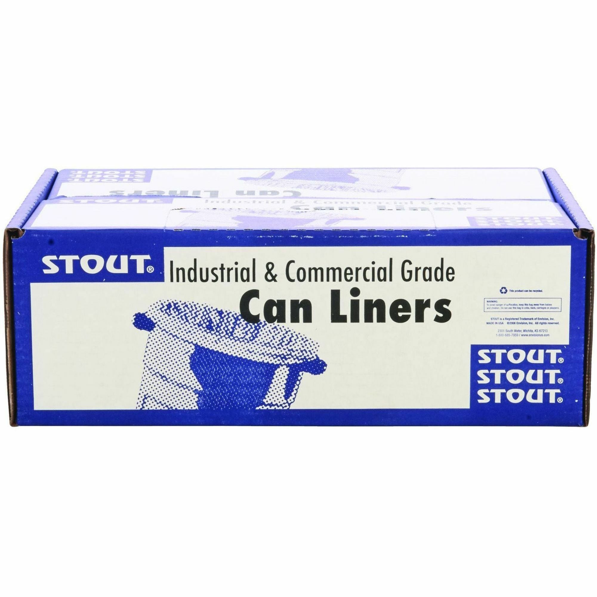 stout-recycled-content-trash-bags-33-gal-75-lb-capacity-33-width-x-40-length-150-mil-38-micron-thickness-brown-100-carton-office-industry-home-recycled_stot3340b15 - 2
