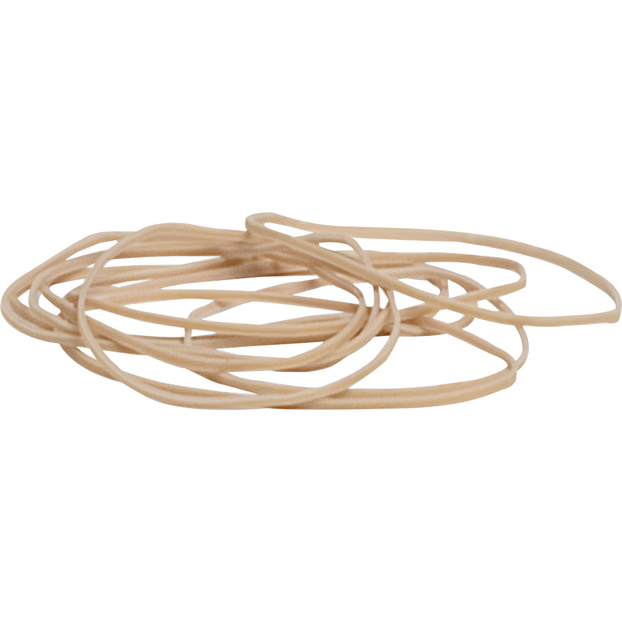 Business Source Quality Rubber Bands - Size: #19 - 3.5" Length x 0.1" Width - Sustainable - 1250 / Pack - Rubber - Crepe -