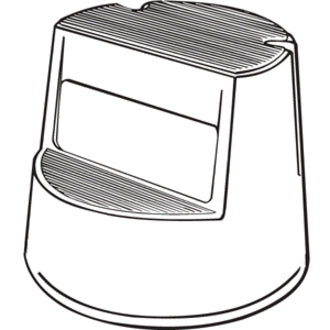 Rubbermaid Commercial 252300BG Step Stool, Sold as 1 Each - 2