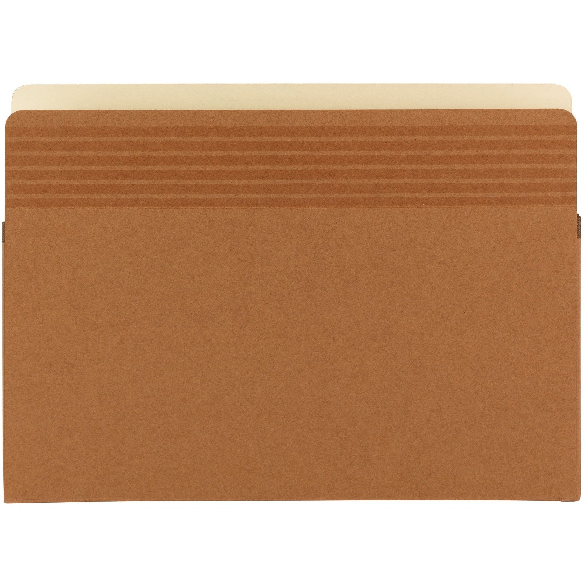 smead-easy-grip-straight-tab-cut-legal-recycled-file-pocket-8-1-2-x-14-1-3-4-expansion-redrope-redrope-30%-recycled-25-box_smd73213 - 1