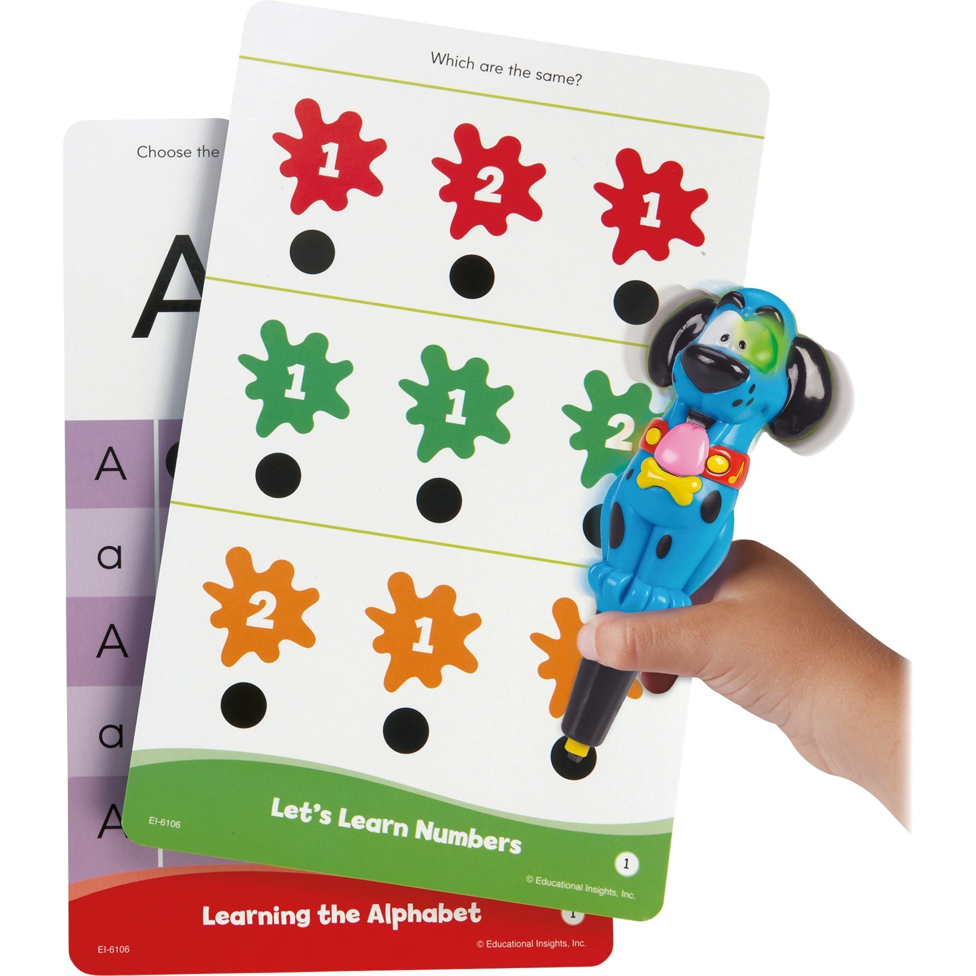 Learning Resources Hot Dots Jr School Learning Set - Theme/Subject: Learning - Skill Learning: Color, Letter, Number, Shape - 4-6 Year -