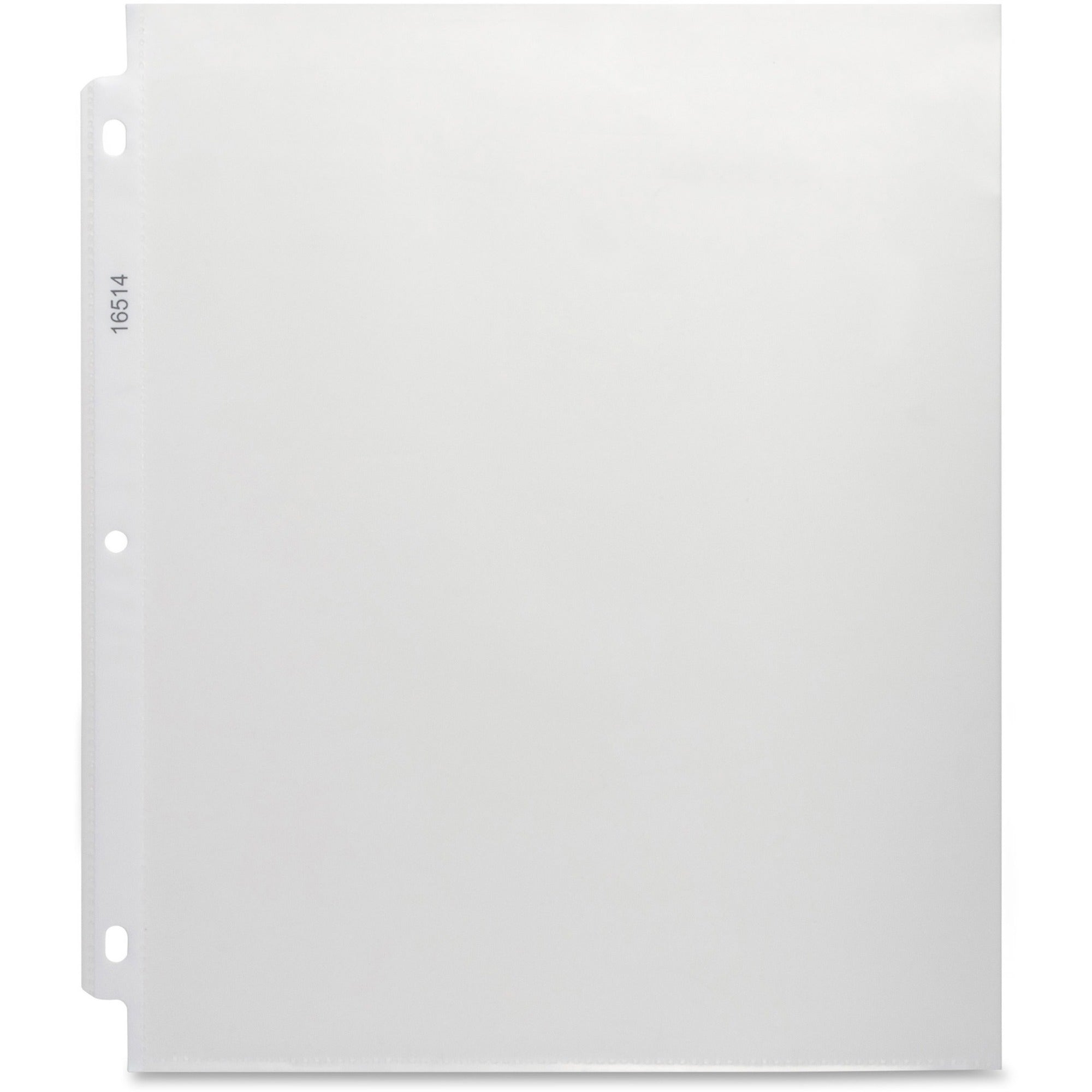 Business Source Nonglare Top-loading Sheet Protectors - 11" Height x 9" Width - 3.3 mil Thickness - For Letter 8 1/2" x 11" Sheet - Rectangular - Non-glare - Polypropylene - 50 / Box -