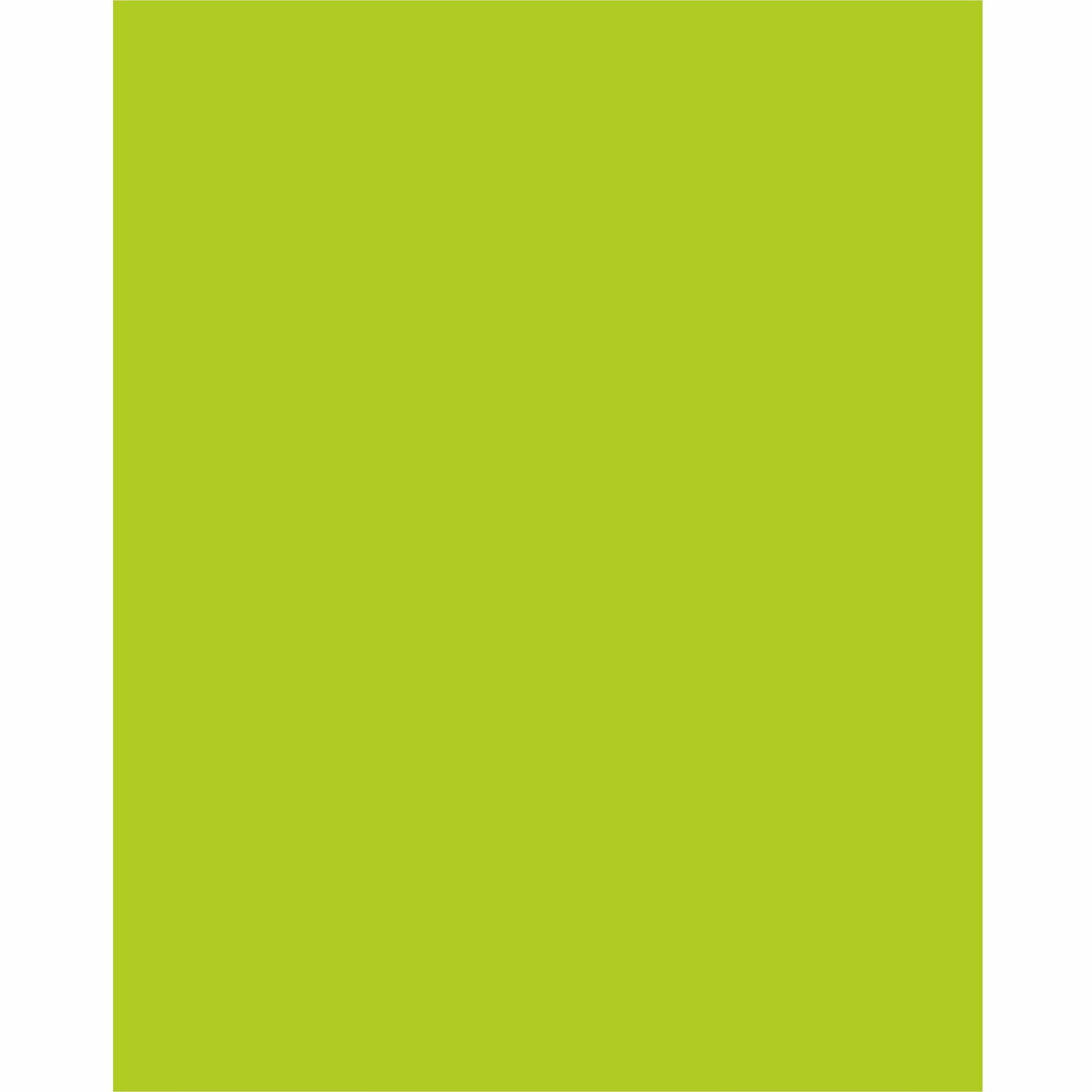 UCreate Neon Poster Board - 22"Width x 28"Length - 25 / Carton - Hot Lime - 1