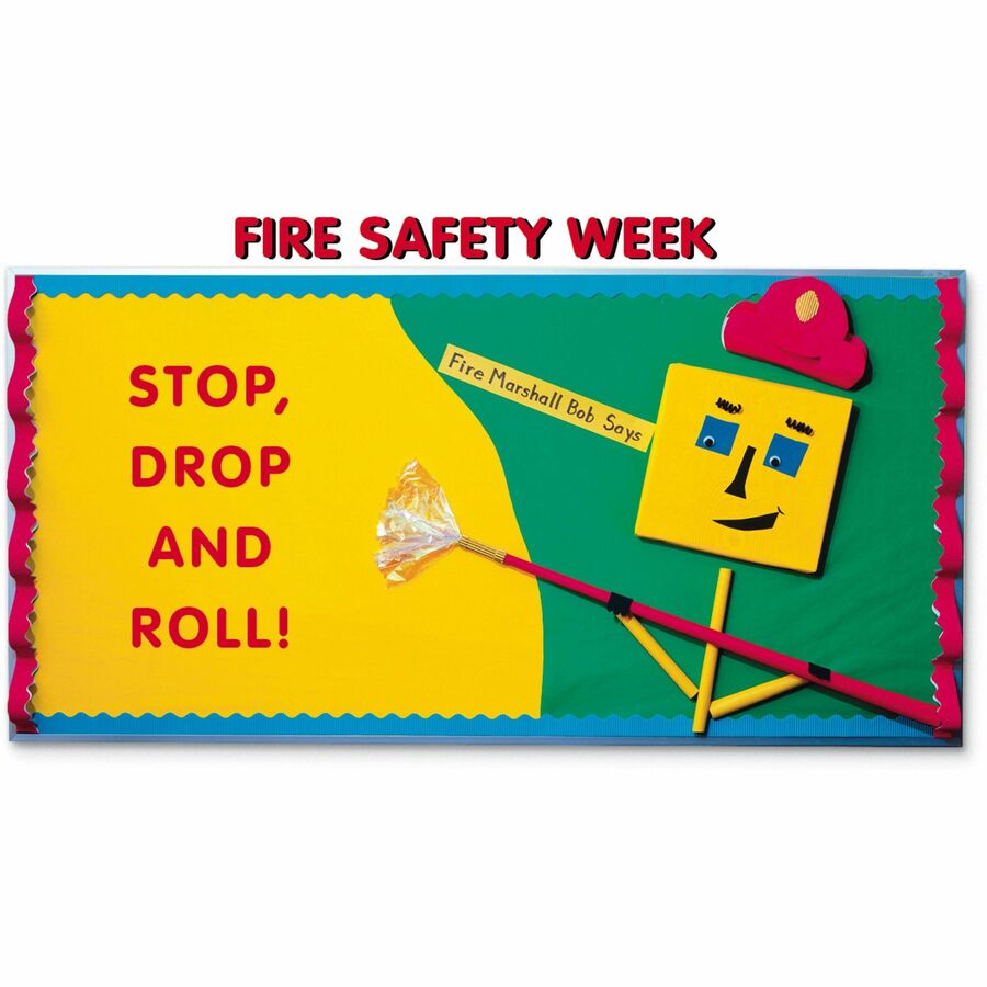 Decorol Flame-Retardant Art Paper Roll - Art, Classroom, Office, Banner, Bulletin Board - 7"Height x 36"Width x 1000 ftLength - 1 / Roll - Yellow - Sulphite -