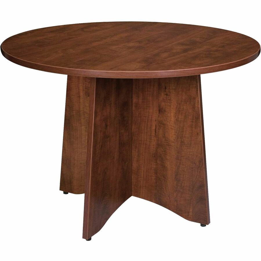 Lorell Essentials Conference Tabletop - For - Table TopCherry Round Top x 47.25" Table Top Width x 47.25" Table Top Depth x 1.25" Table Top Thickness x 48" Table Top Diameter - 1" Height - Cherry, Laminated - 1 Each -