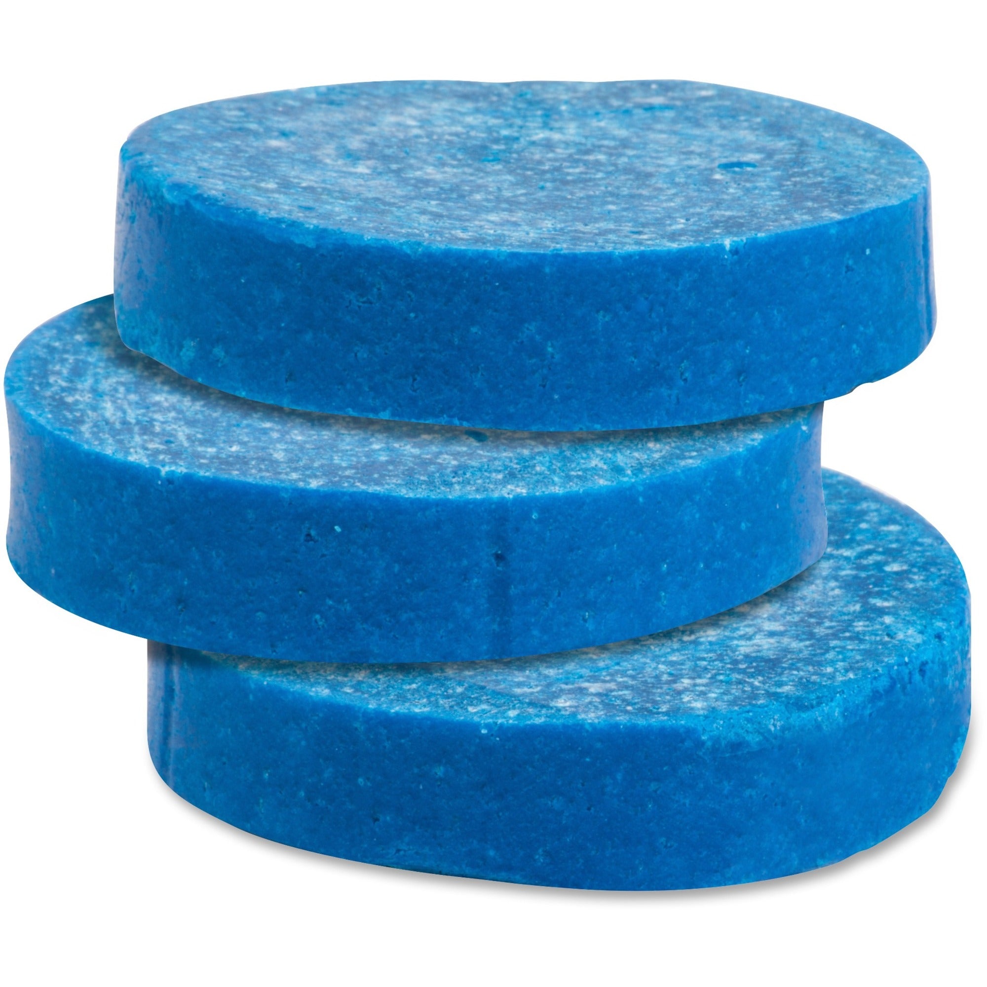 Genuine Joe Non-Para Toss Blocks - Non-para Deodorizer, Water Soluble, Biodegradeable, Acid-free - 12 / Box - Blue -