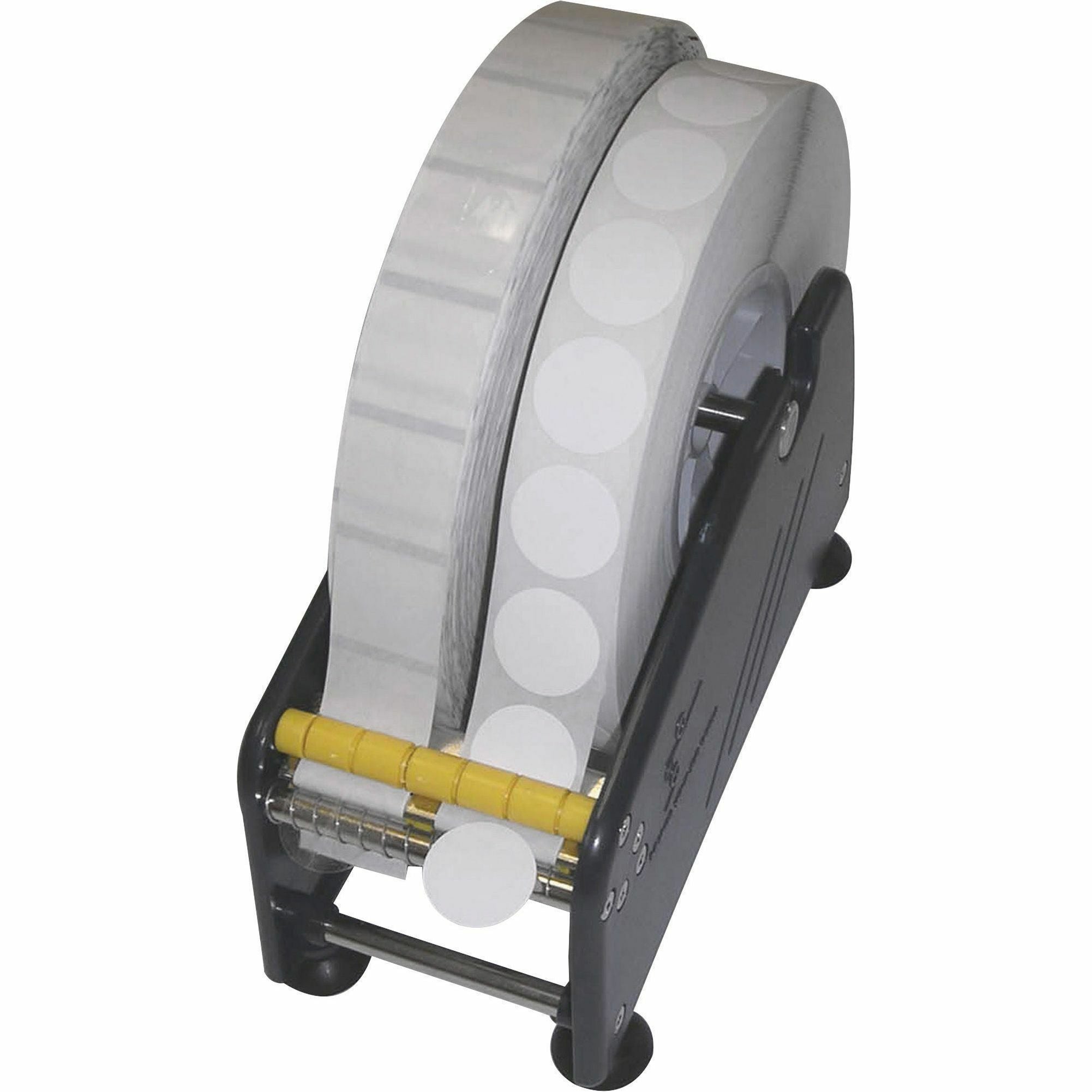 Tatco Mailing Seal/Shipping Label Dispenser - Manual - 3.50" Width x 8.50" Length - 3" Core Diameter - 2 Adapter - Blue -