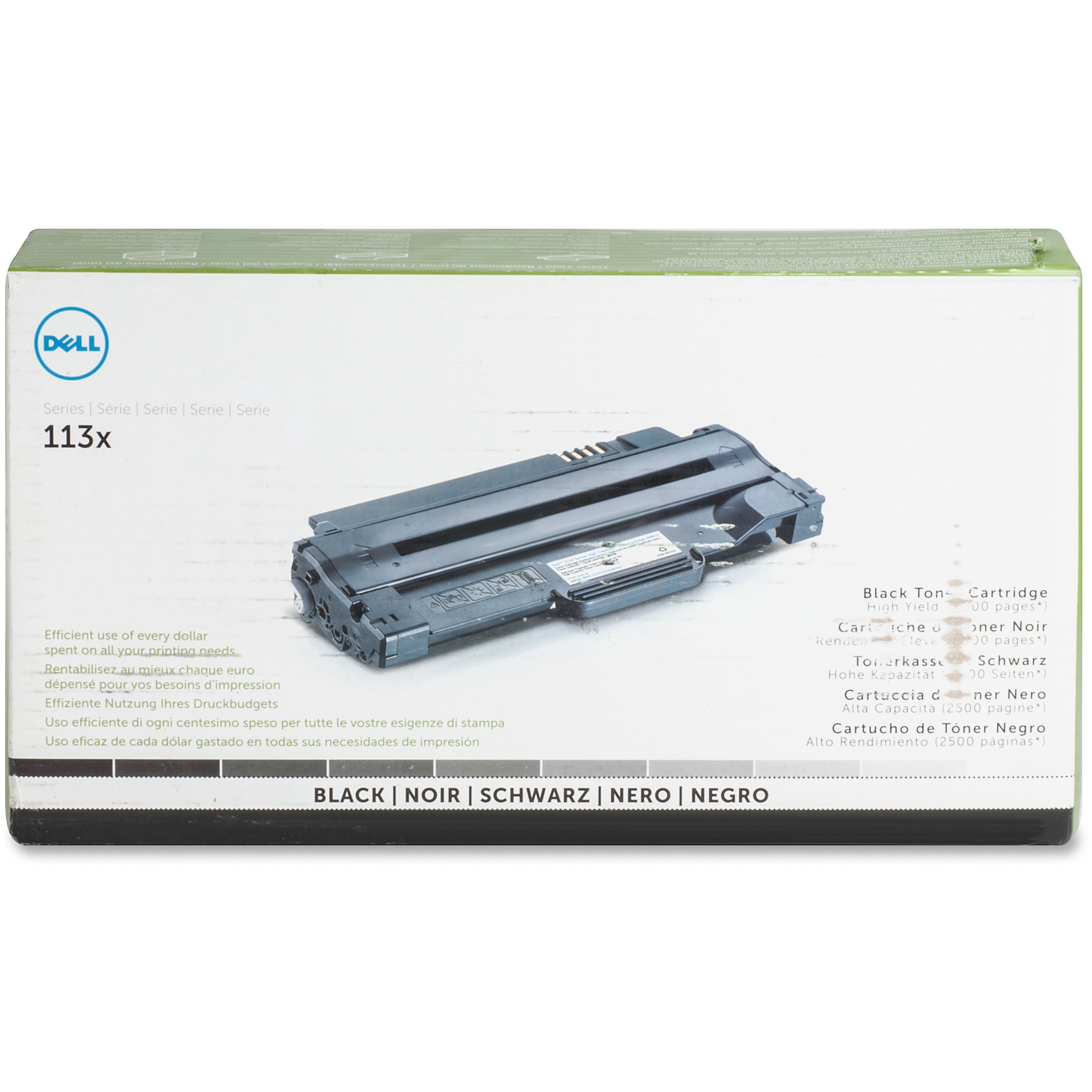 Dell 2MMJP Toner Cartridge - Laser - High Yield - 2500 Pages - Black - 1 Each -