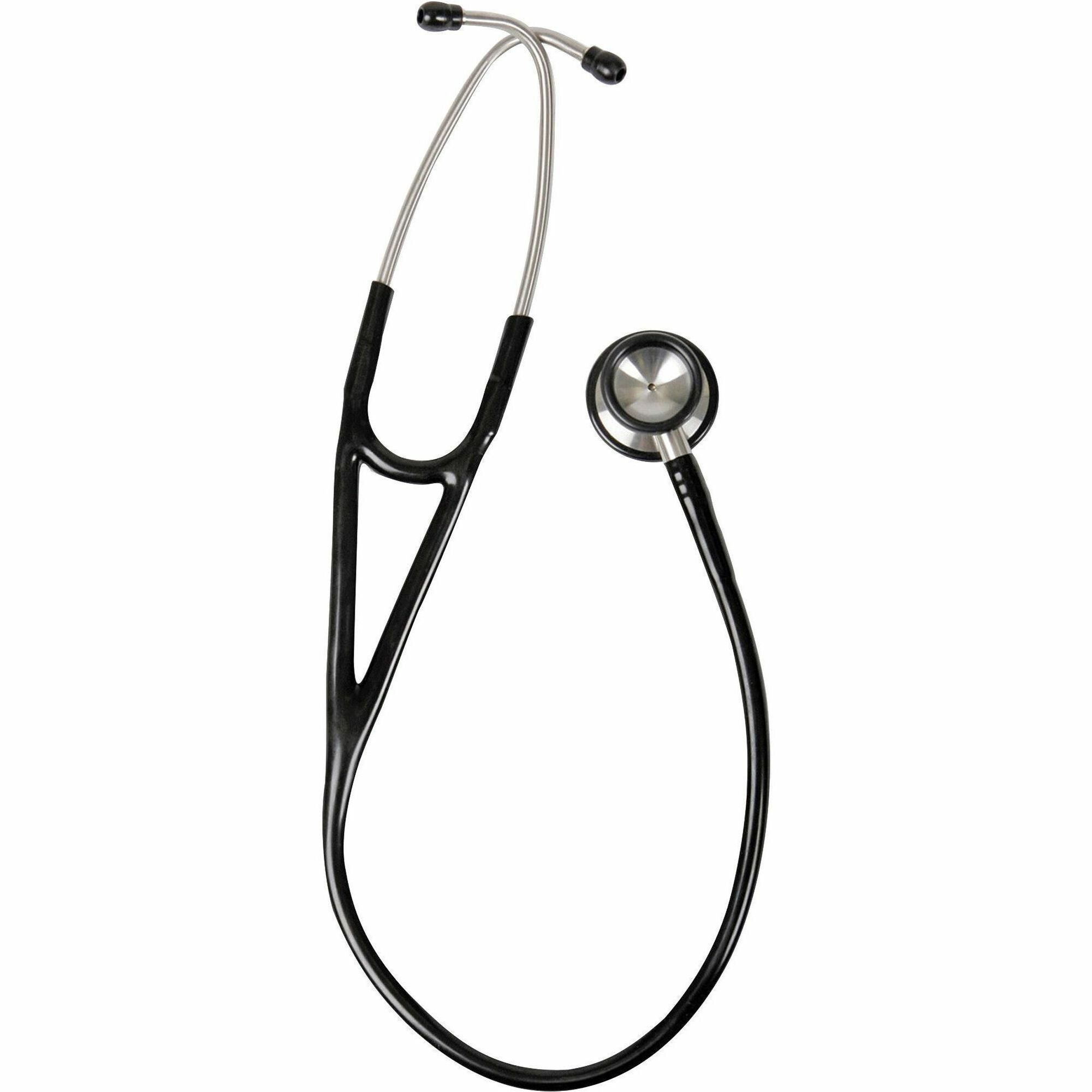 Medline Accucare Cardiology Stethoscope - Black -