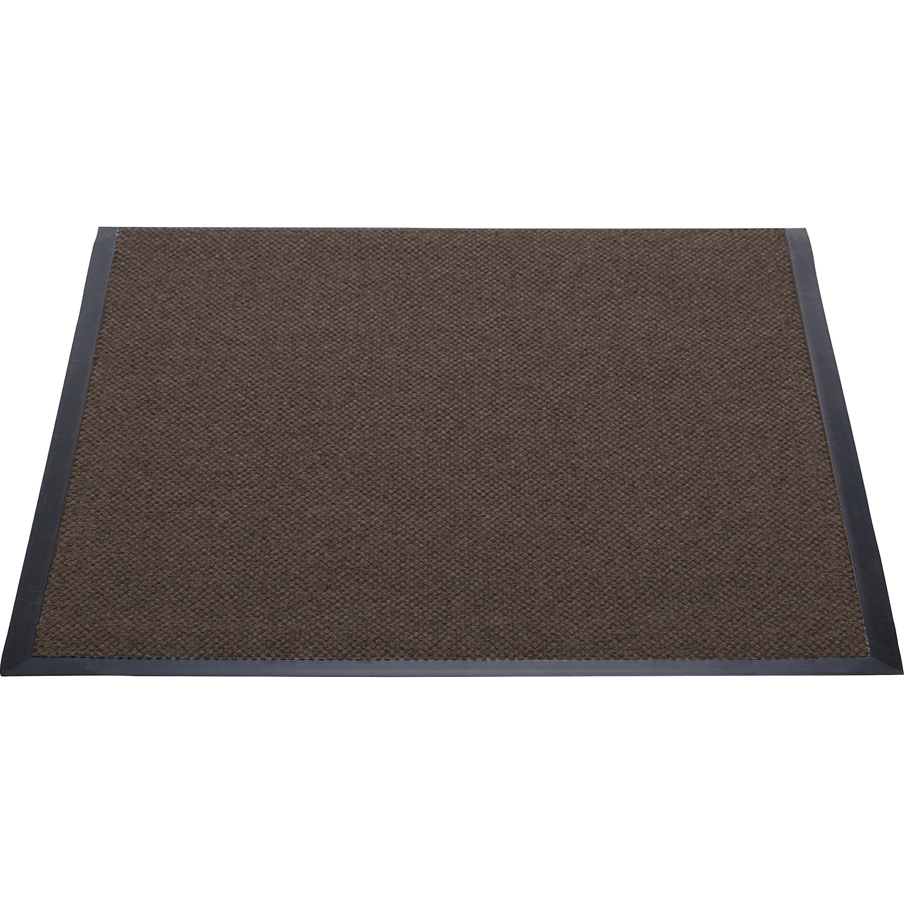 Genuine Joe Ultraguard Indoor Wiper Mats - Hard Floor, Indoor, Outdoor - 60" Length x 36" Width - Rubber - Chocolate - 1Each -