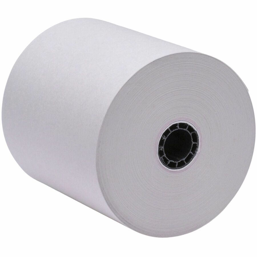 Business Source 1-Ply Adding Machine Rolls - 3" x 165 ft - 1 / Roll - Sustainable Forestry Initiative (SFI) - Lint-free, End of Paper Indicator, Single Ply - White -
