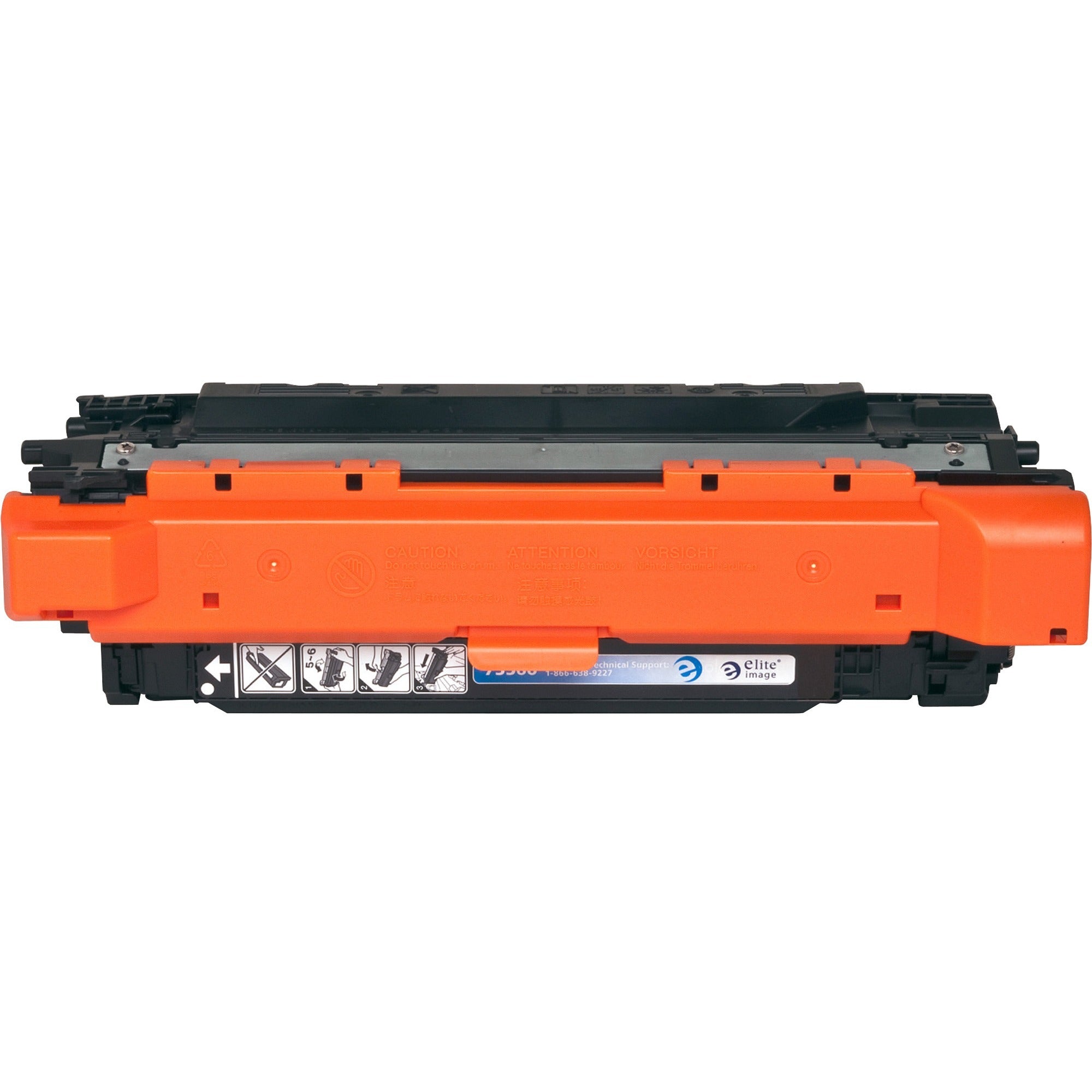 Elite Image Remanufactured Laser Toner Cartridge - Alternative for HP 504X (CE250X) - Black - 1 Each - 10500 Pages - 2