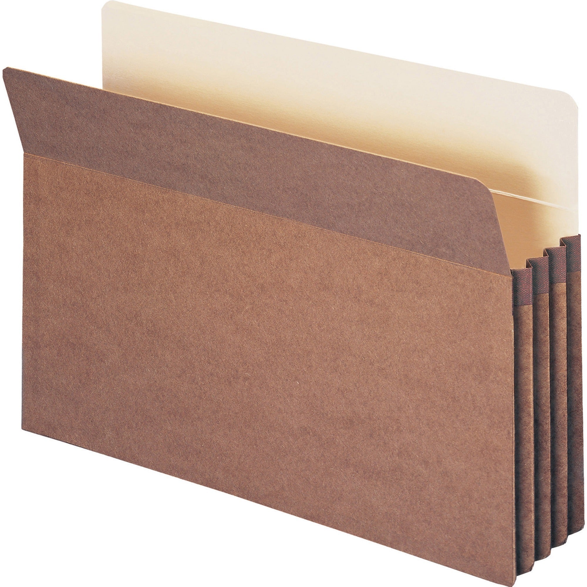 smead-straight-tab-cut-legal-recycled-file-pocket-9-1-2-x-14-5-8-3-1-2-expansion-redrope-manila-100%-recycled-25-box_smd74205 - 1