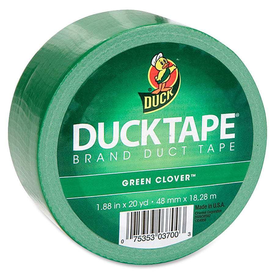 Duck Brand Brand Color Duct Tape - 20 yd Length x 1.88" Width - For Repairing, Color Coding, Packing, Crafting - 1 / Roll - Green -