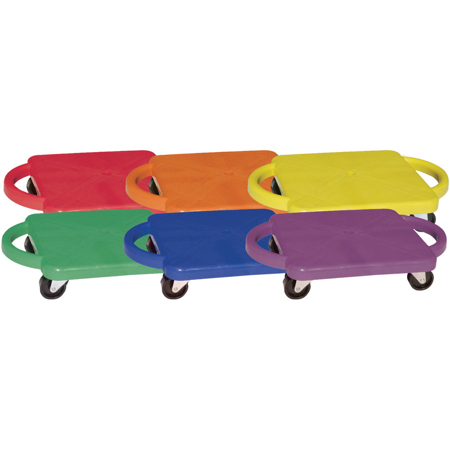 Champion Sports Standard Scooter Set w/Handles - Blue, Green, Orange, Red, Yellow, Purple - Plastic -