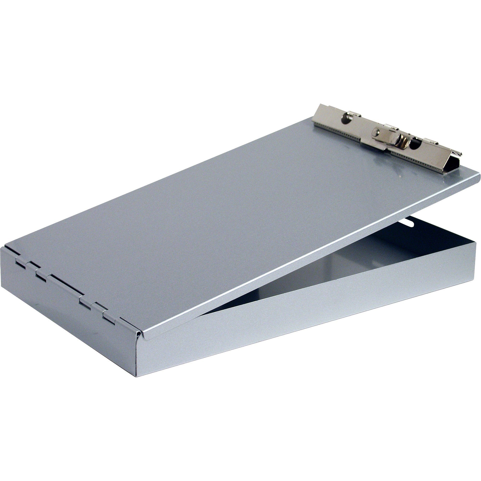 Saunders Recycled Aluminum Redi-Rite Clipboard - Top Opening - 6" x 9" - Aluminum - Silver - 1 Each -