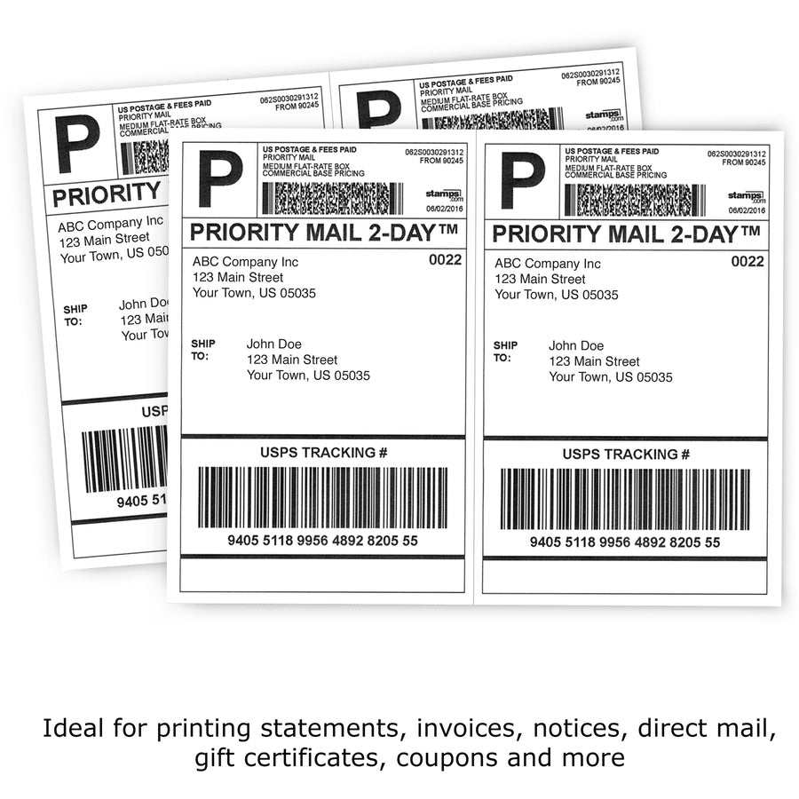 PrintWorks Professional Pre-Perforated Paper for Statements, Tax Forms, Bulletins, Planners & More - Letter - 8 1/2" x 11" - 20 lb Basis Weight - 500 / Ream - Sustainable Forestry Initiative (SFI) - Perforated - White -