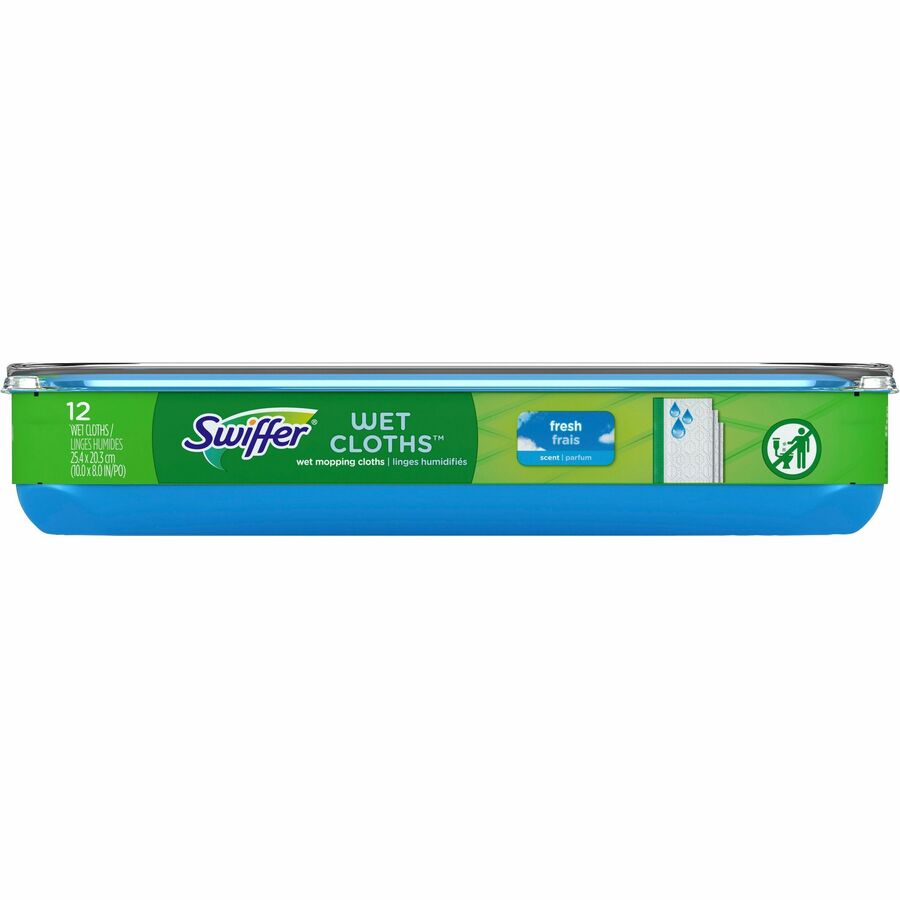 Swiffer Sweeper Wet Cloth, Sold as 1 Box, 12 Each per Box - 2