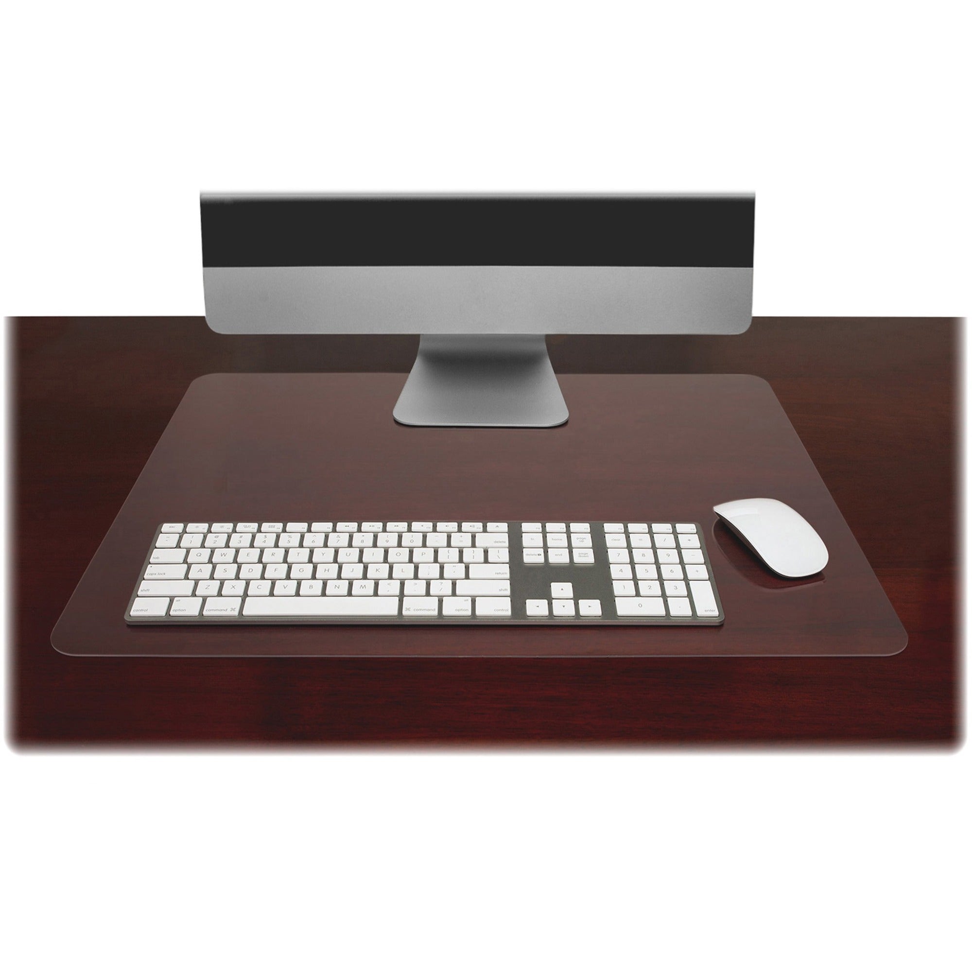 Lorell Anti-Glare Desk Pad - Rectangular - 24" Width x 19" Depth - Polyvinyl Chloride (PVC) - Matte -