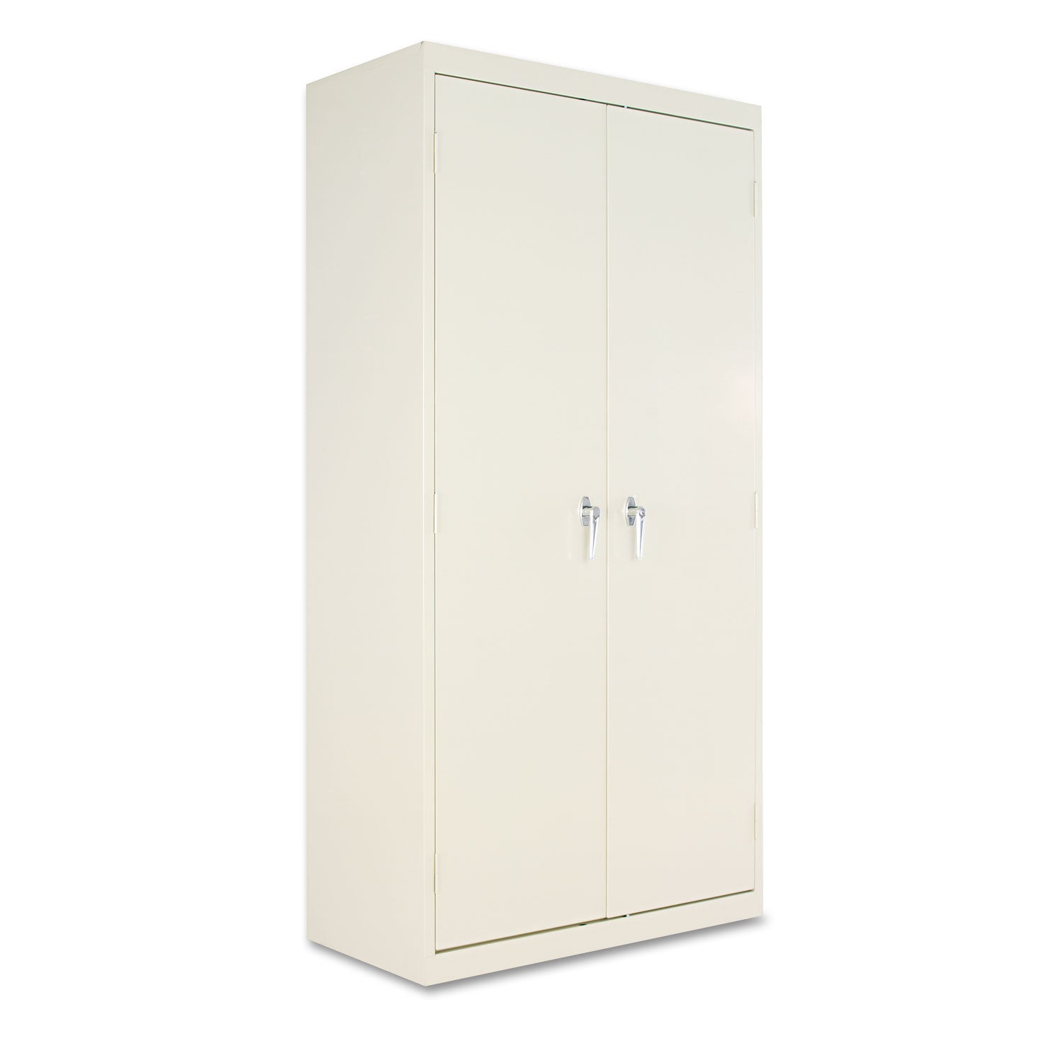 Assembled 72" High Heavy-Duty Welded Storage Cabinet, Four Adjustable Shelves, 36w x 18d, Putty -