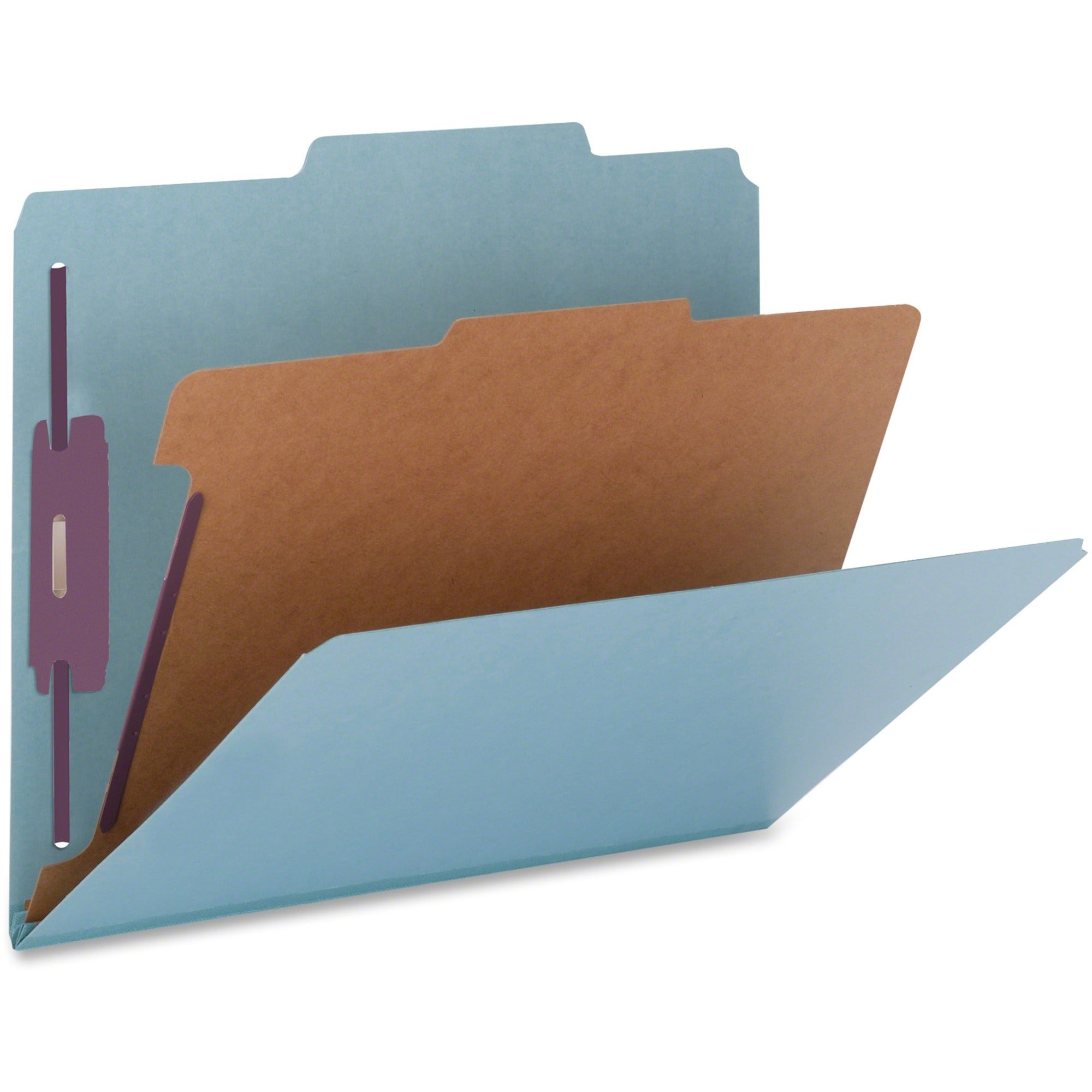 Nature Saver 2/5 Tab Cut Legal Recycled Classification Folder -