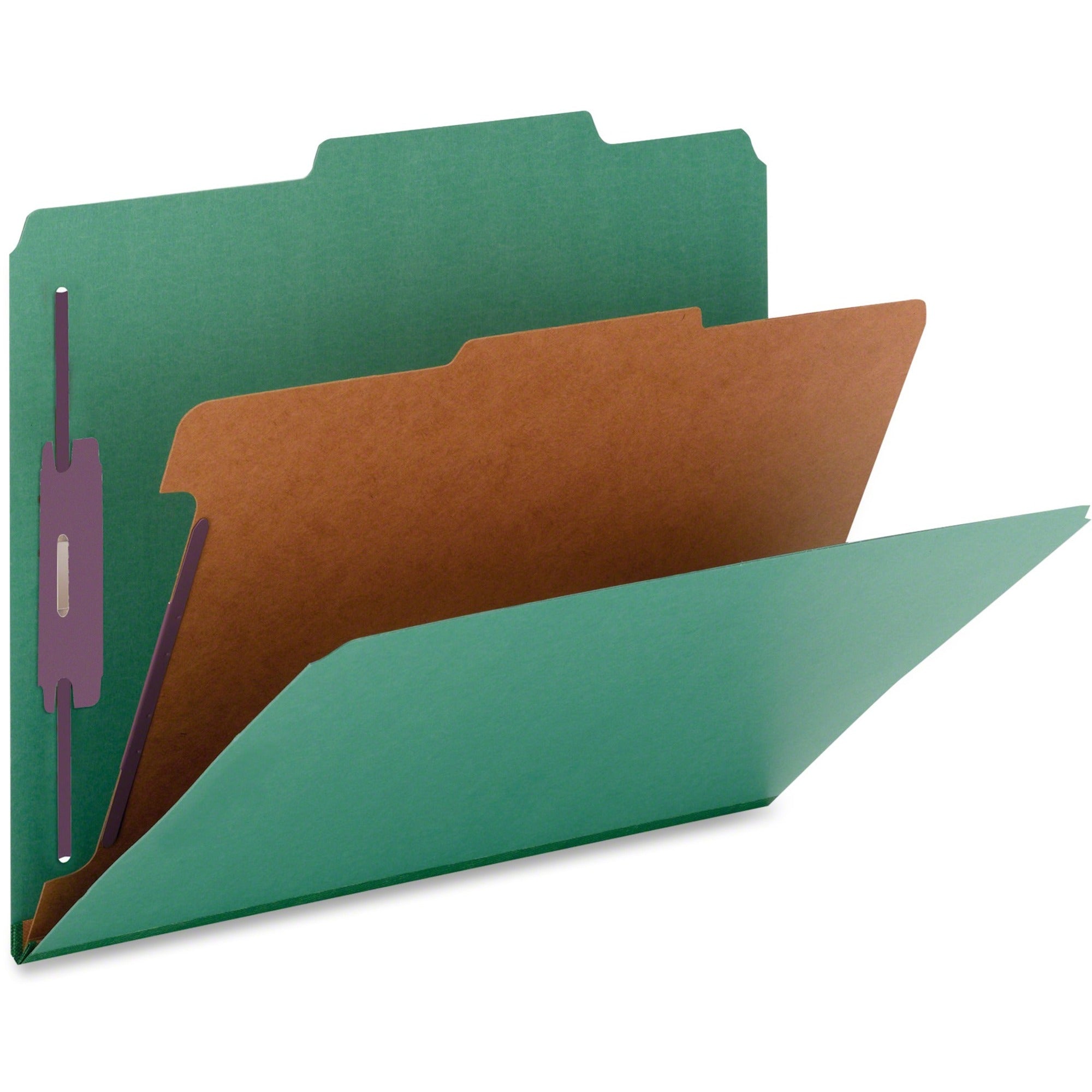 Nature Saver 2/5 Tab Cut Legal Recycled Classification Folder -