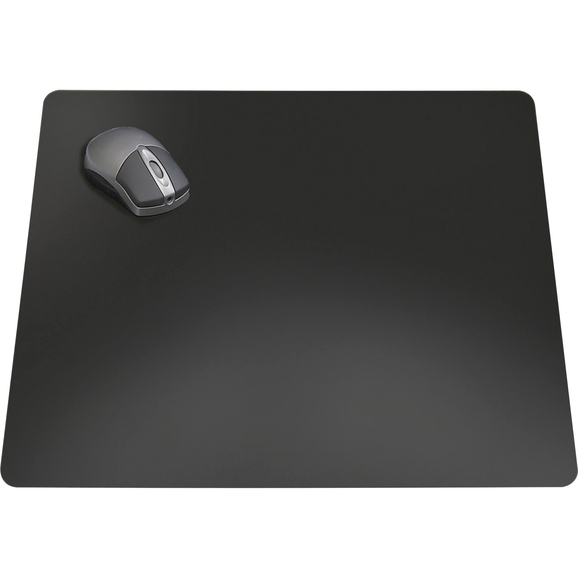Artistic Rhino II Antimicrobial Protective Desk Pads - Rectangular - 36" Width x 24" Depth - Polyvinyl Chloride (PVC) - Black -