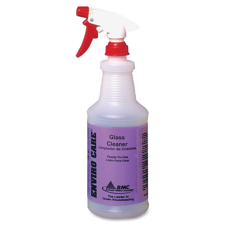 RMC Glass Cleaner Spray Bottle - 1 Each - Frosted Clear - Plastic -