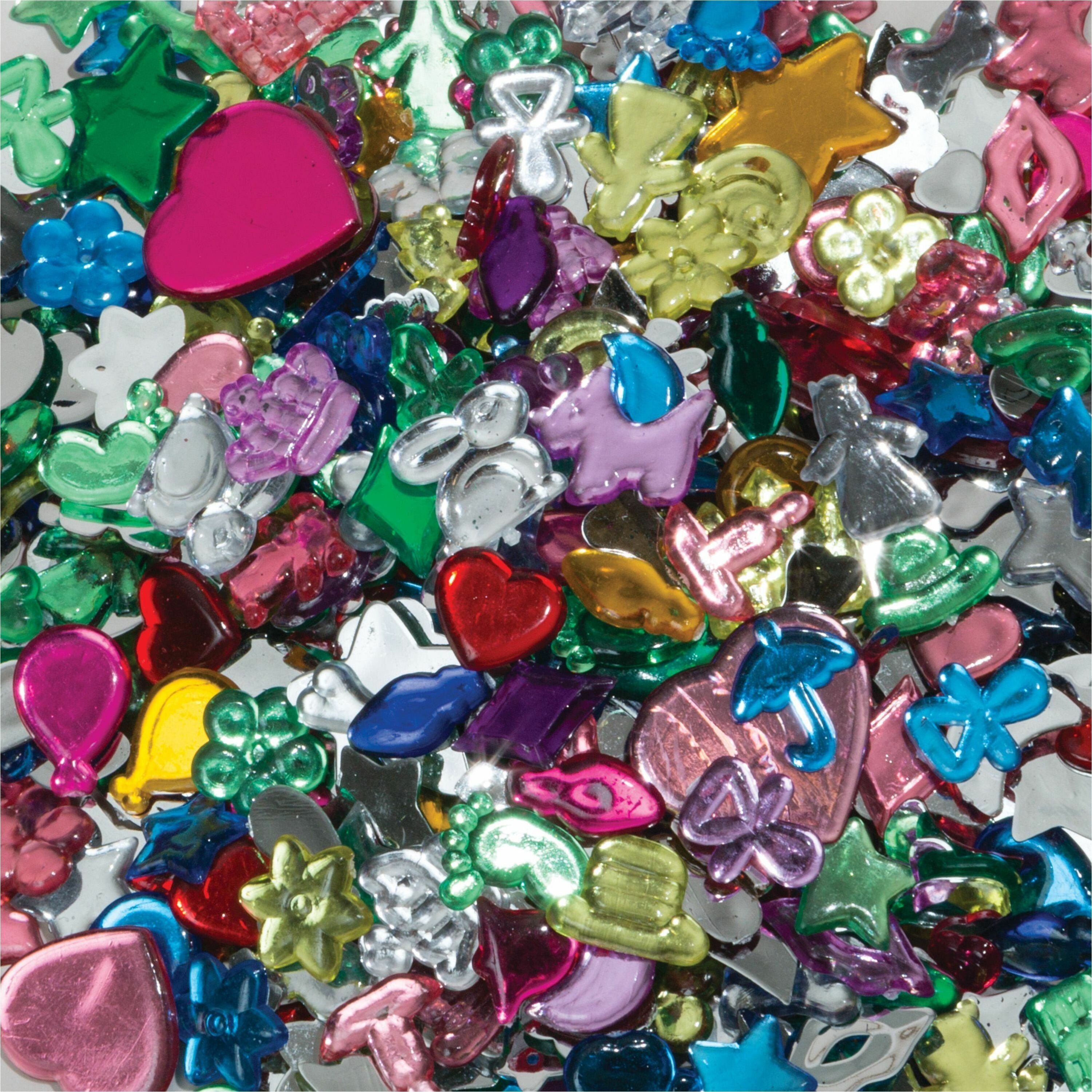 creativity-street-1-2-lb-acrylic-gems-assorted-acrylic-1-pack_pac3541 - 1