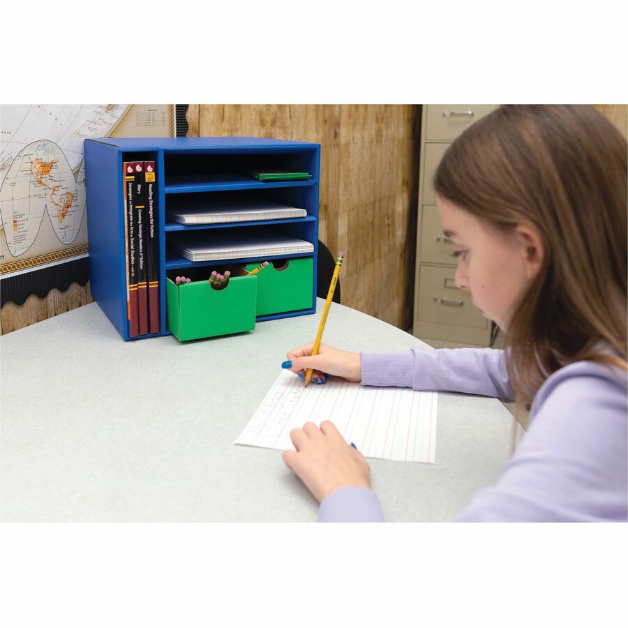 pacon-grades-k-1-multi-sensory-handwriting-tablet-letter-11-x-85-wide-rule-100-sheets-pack-white_pac2471 - 2