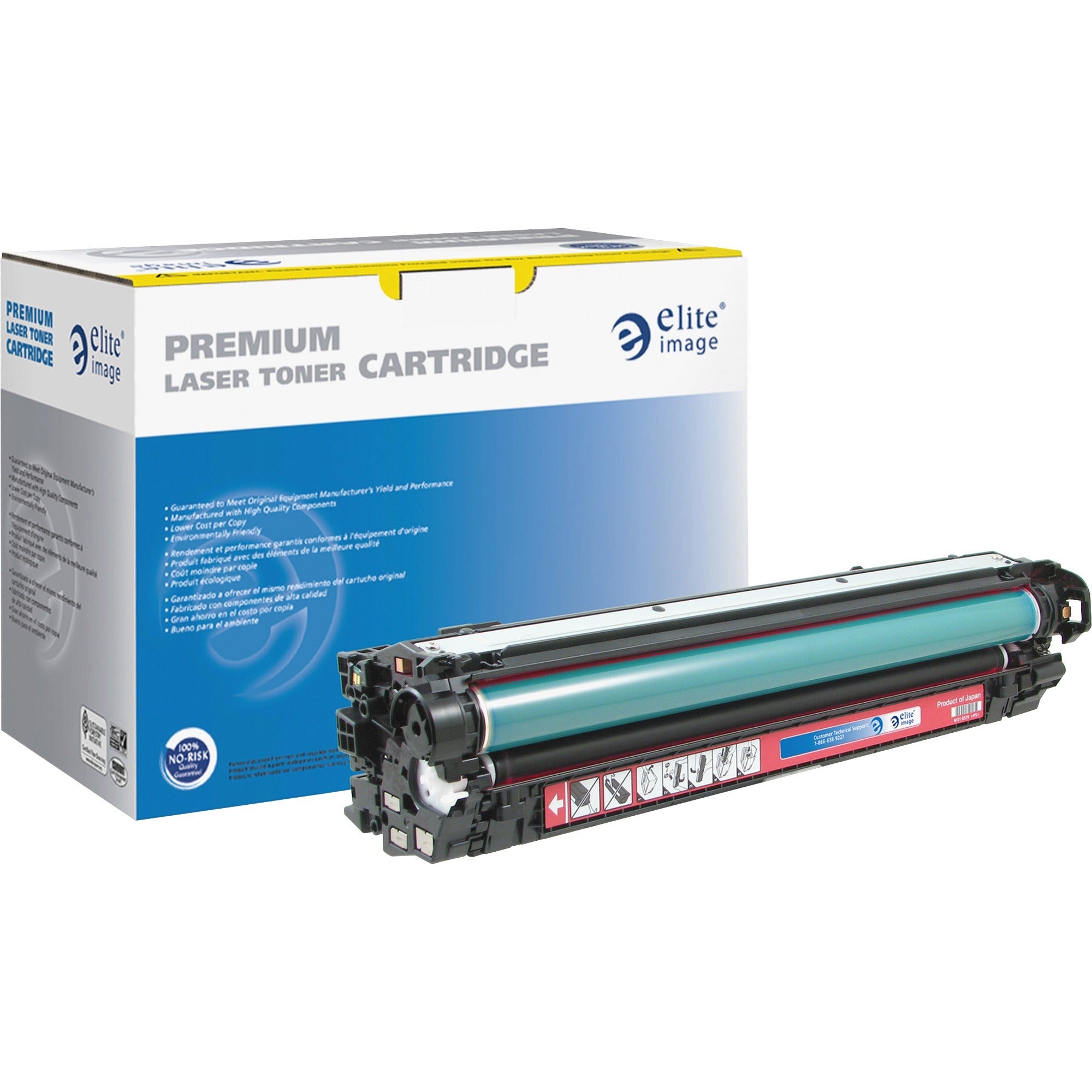 Elite Image Remanufactured Laser Toner Cartridge - Alternative for HP 650A (CE273A) - Magenta - 1 Each - 15000 Pages - 1
